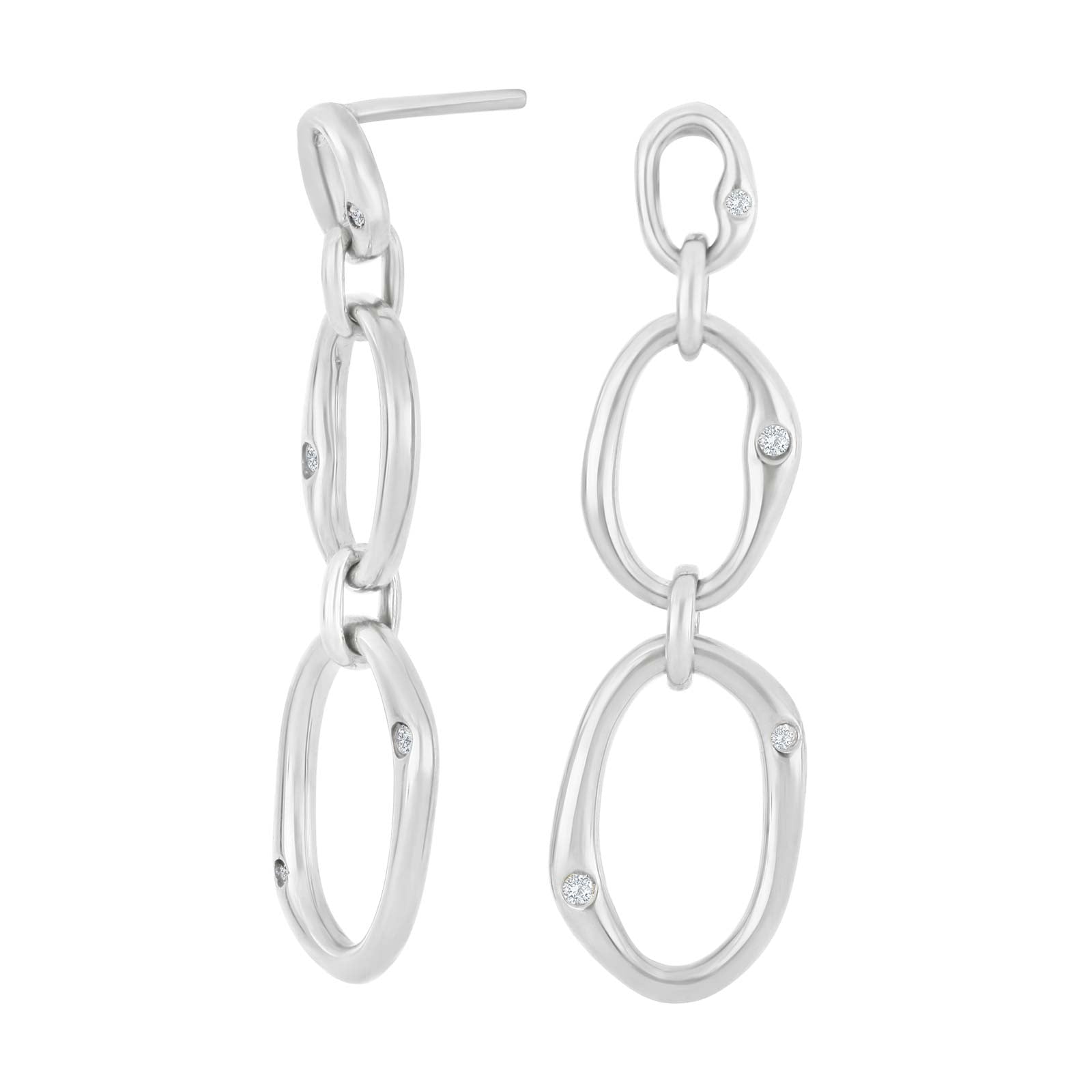 Rhd. sølv ørehængere NYTTENOR, fra Joanli Nor