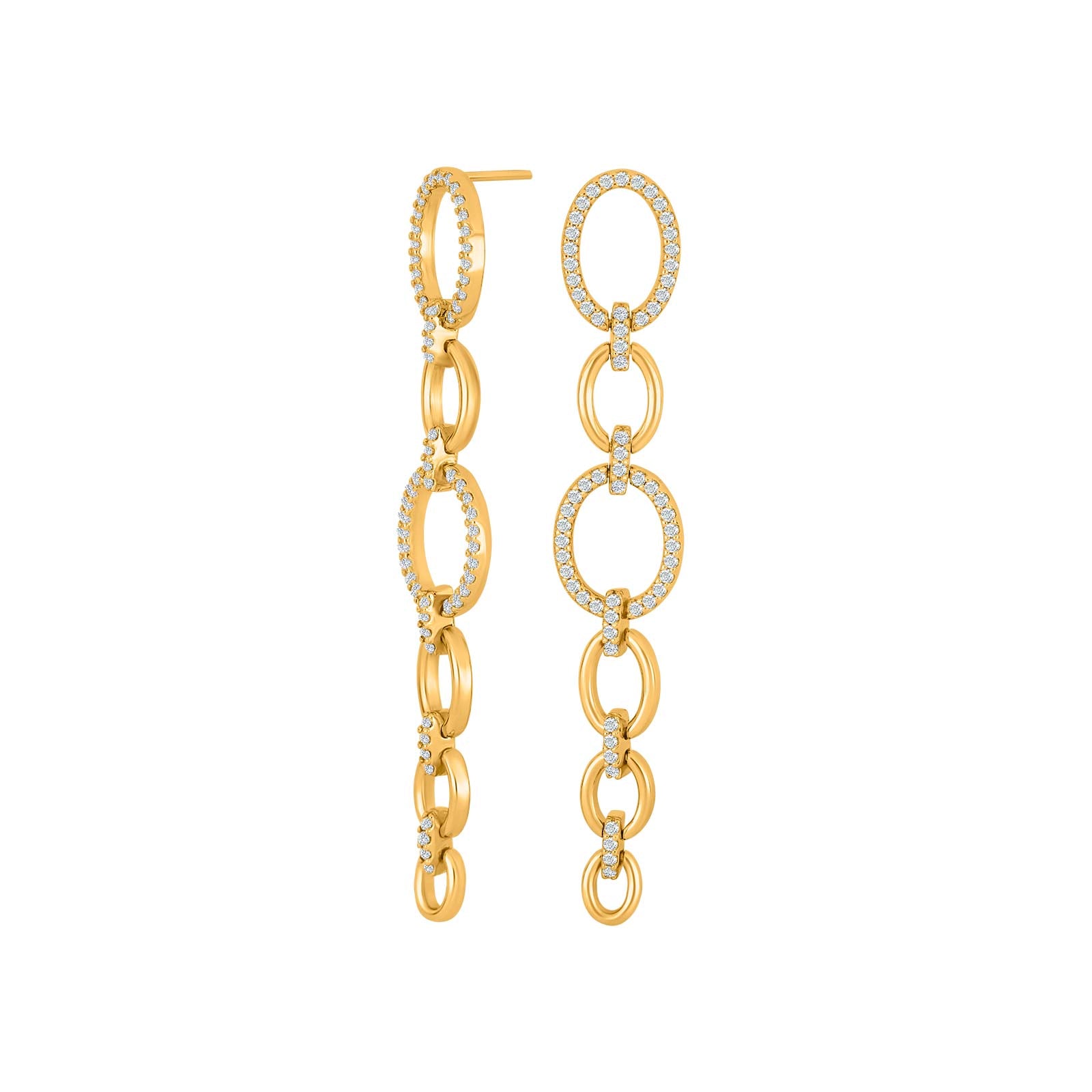 Forgyldt ørehængere MIMINOR rund, fra Joanli Nor