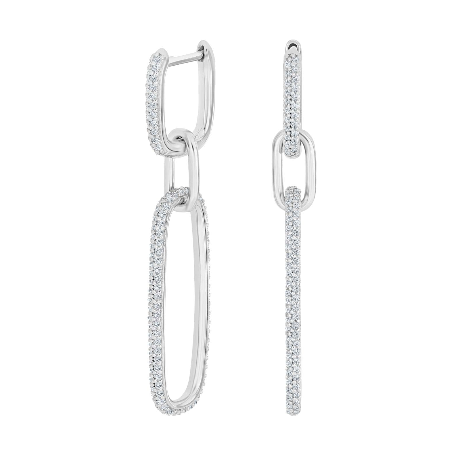 Rhd. Sølv creol MIMINOR 2 drop, fra Joanli Nor