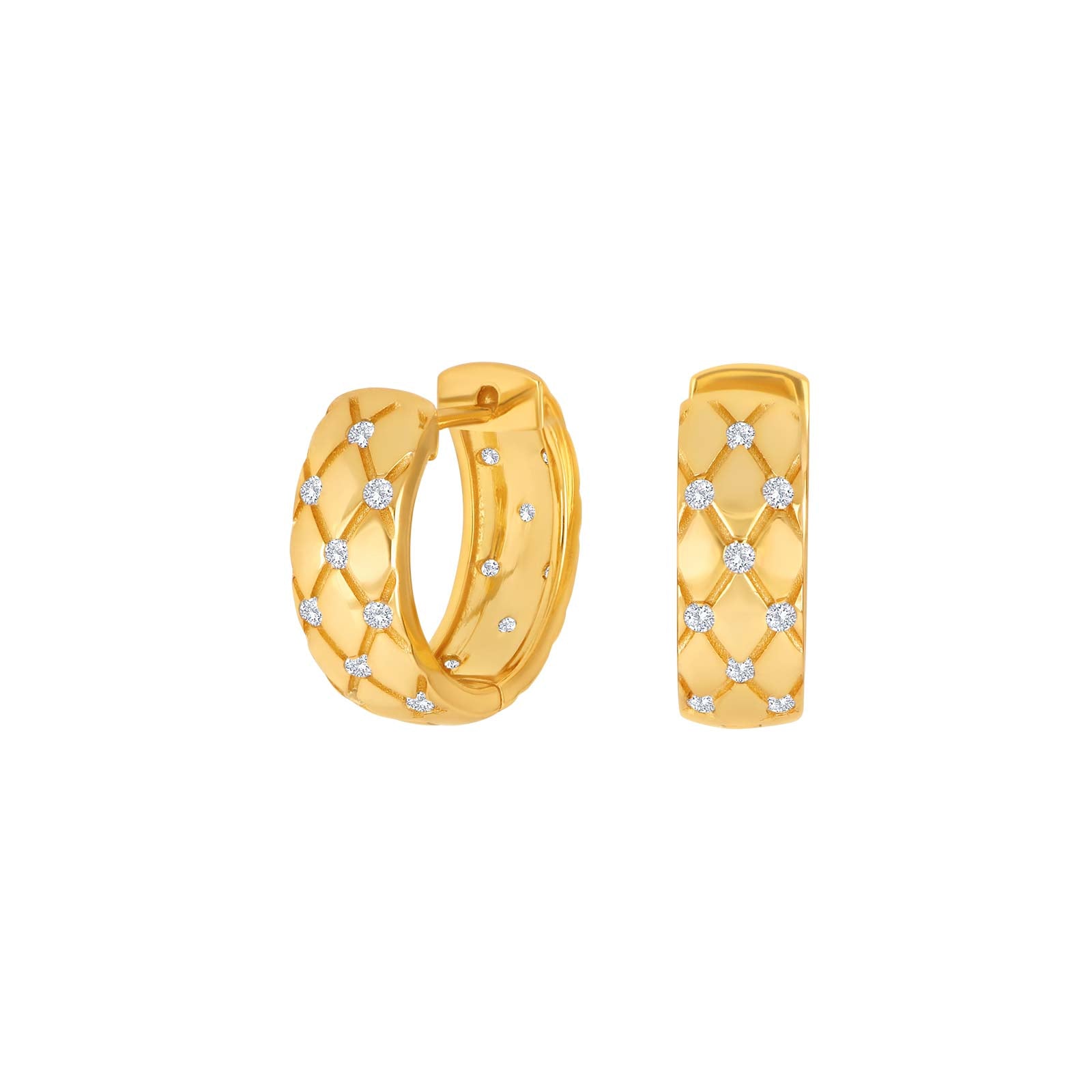 Forgyldt sølv creoler OLISENOR, fra Joanli Nor