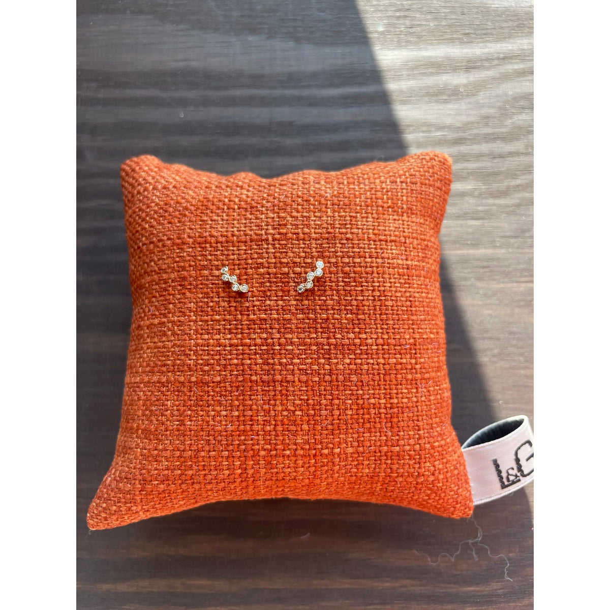 L&G Øreringe 8 kt guld zirkonia 402349 foto 1