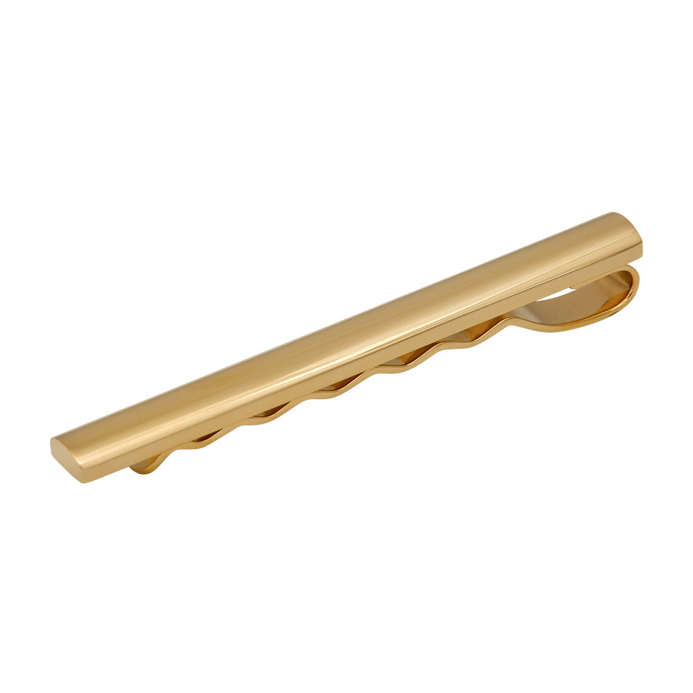 Rustfri stål slipseholder IP forgyldt blank, 60mm, fra SON of NOA