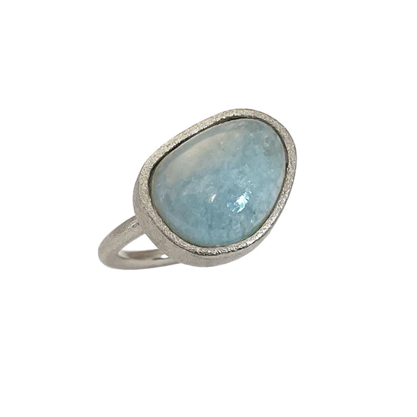 Heiring Kolo Ring M. Akvamarin, fra Heiring