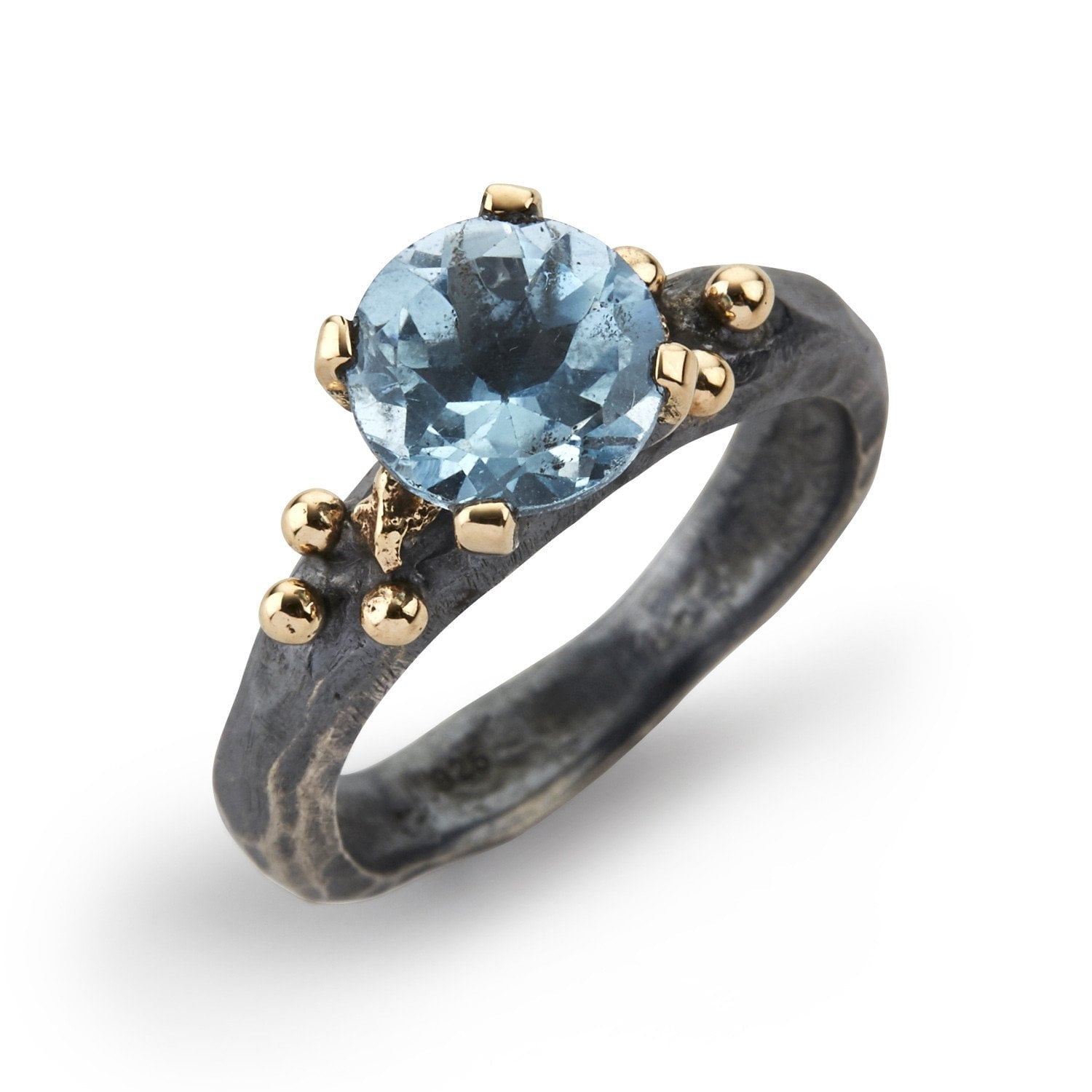 Ring Rockefeller Blue – Smykke i sølv fra ByBirdie – Varenr. 50110091A