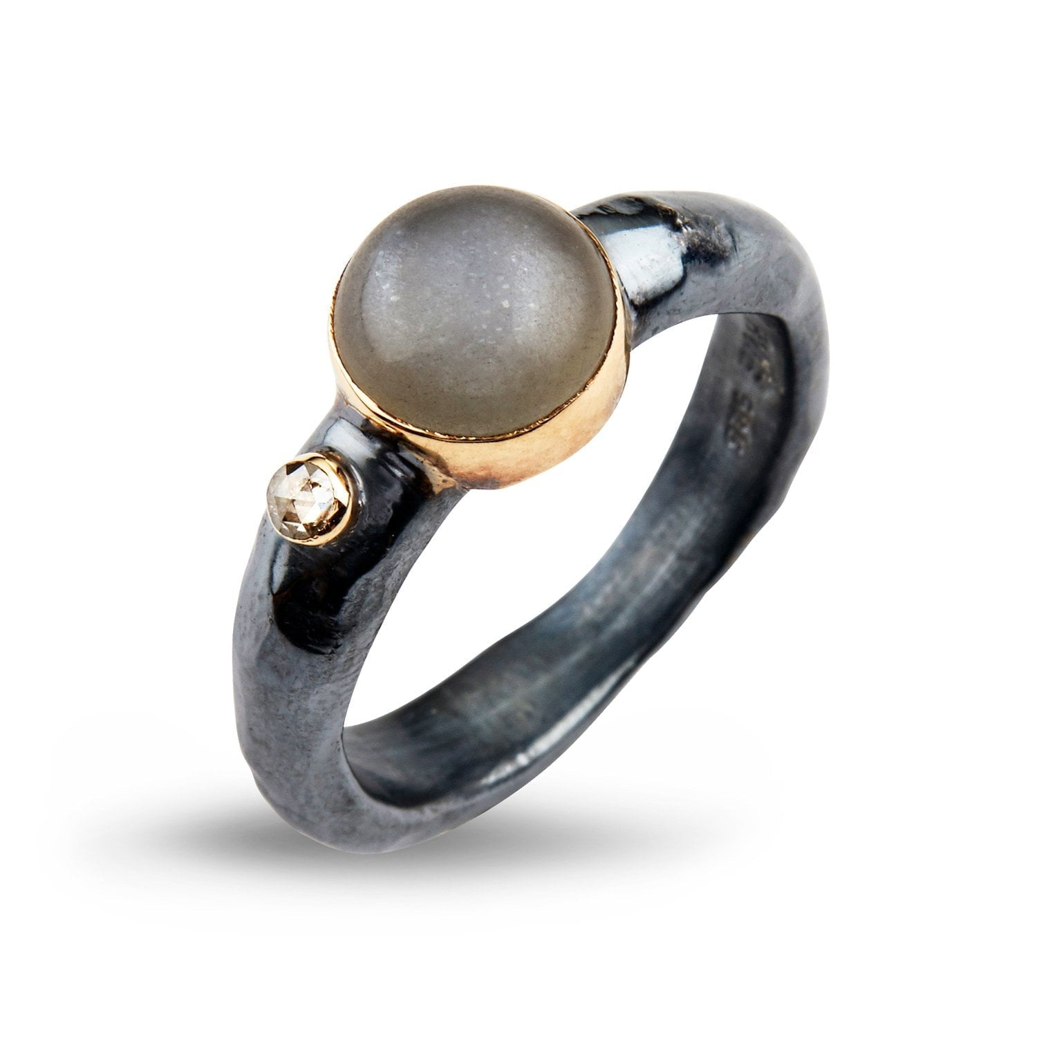 Ring Antique Grey Moon, fra ByBirdie