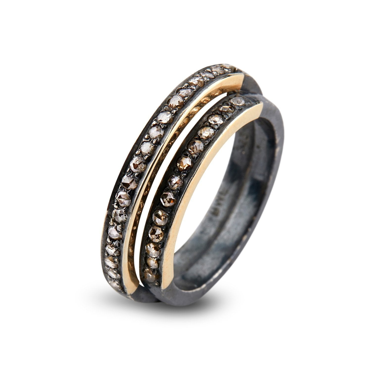 Ring Jacqueline II Pavé – Smykke i sølv fra ByBirdie – Varenr. '50110216