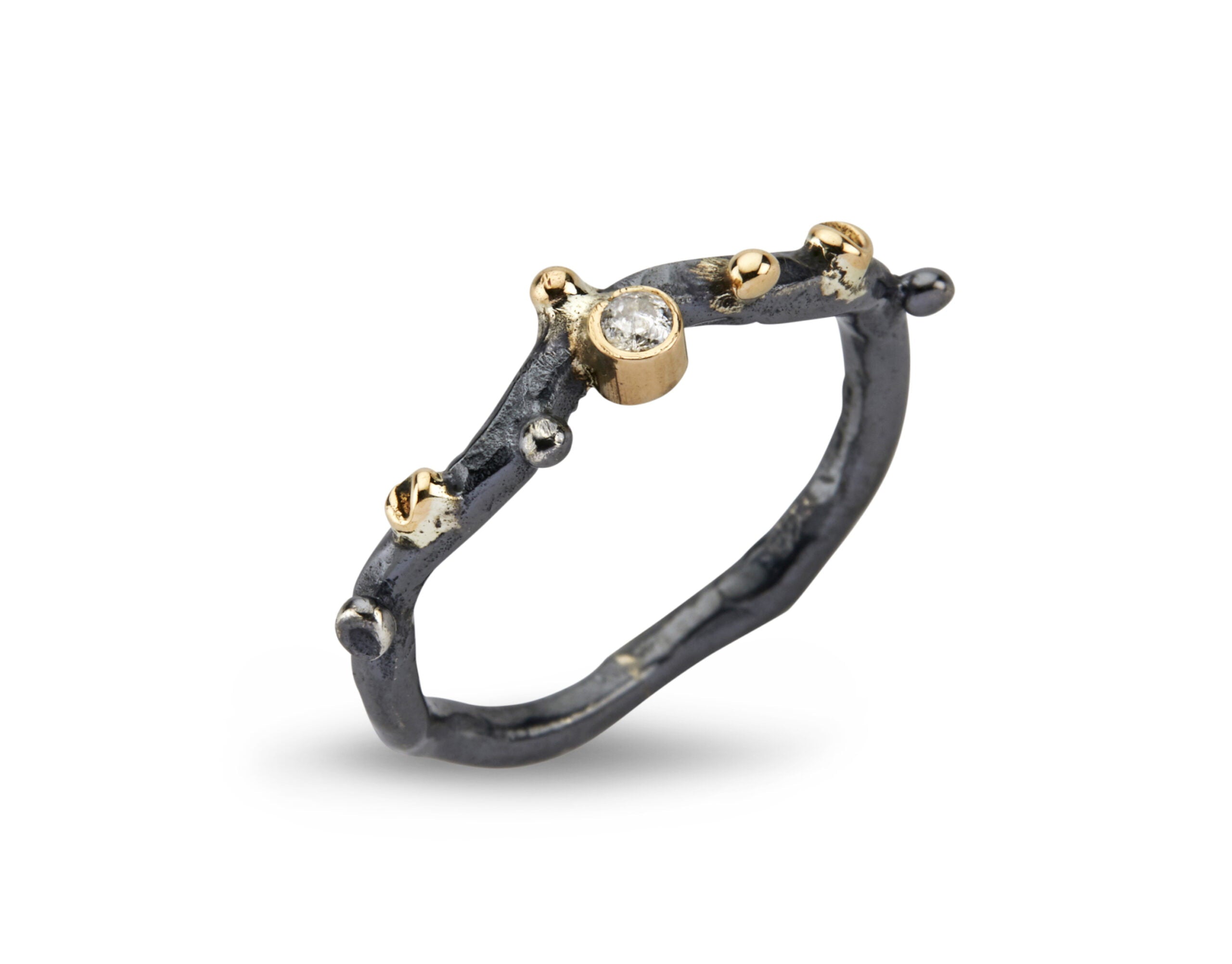 Ring Grace Single – Smykke i sølv fra ByBirdie – Varenr. '50110230