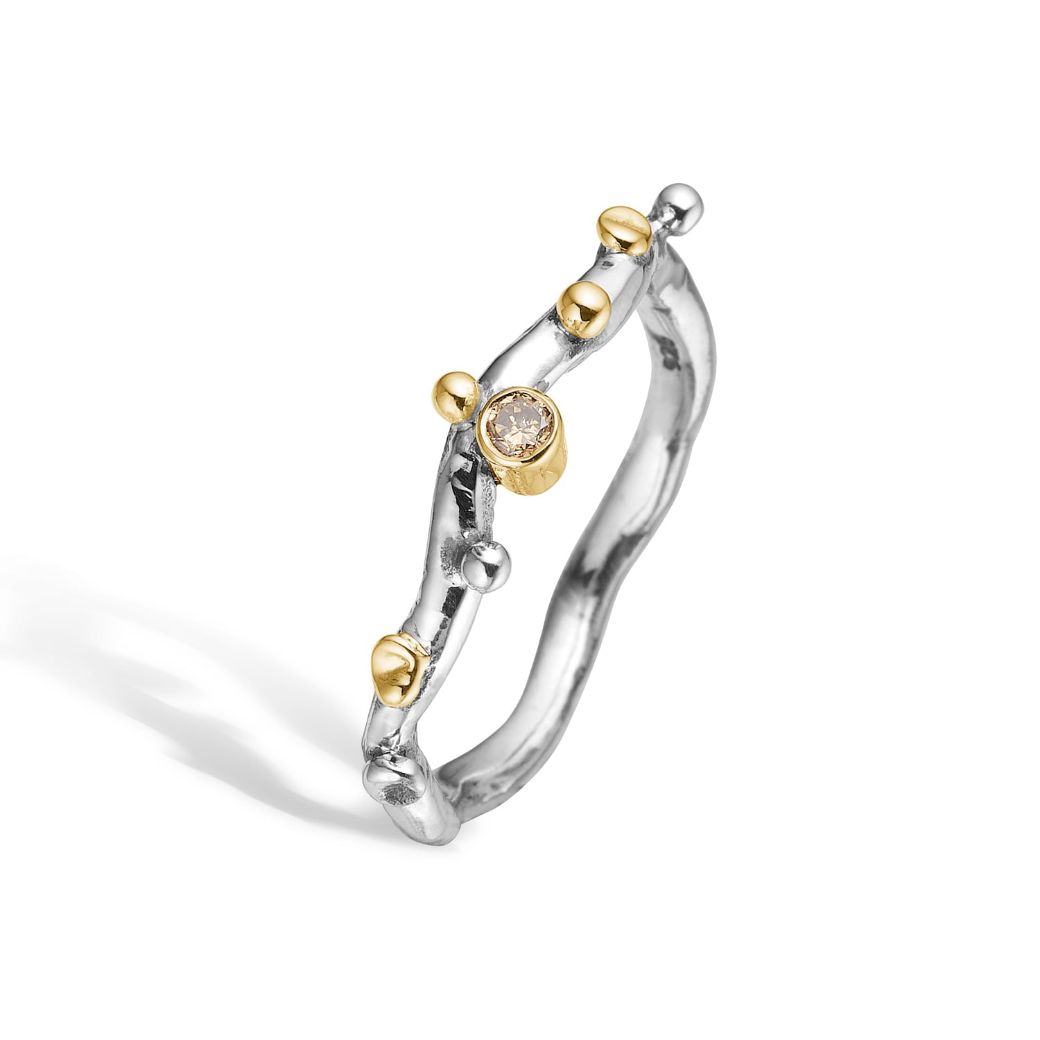 Ring Grace Single Polished, fra ByBirdie