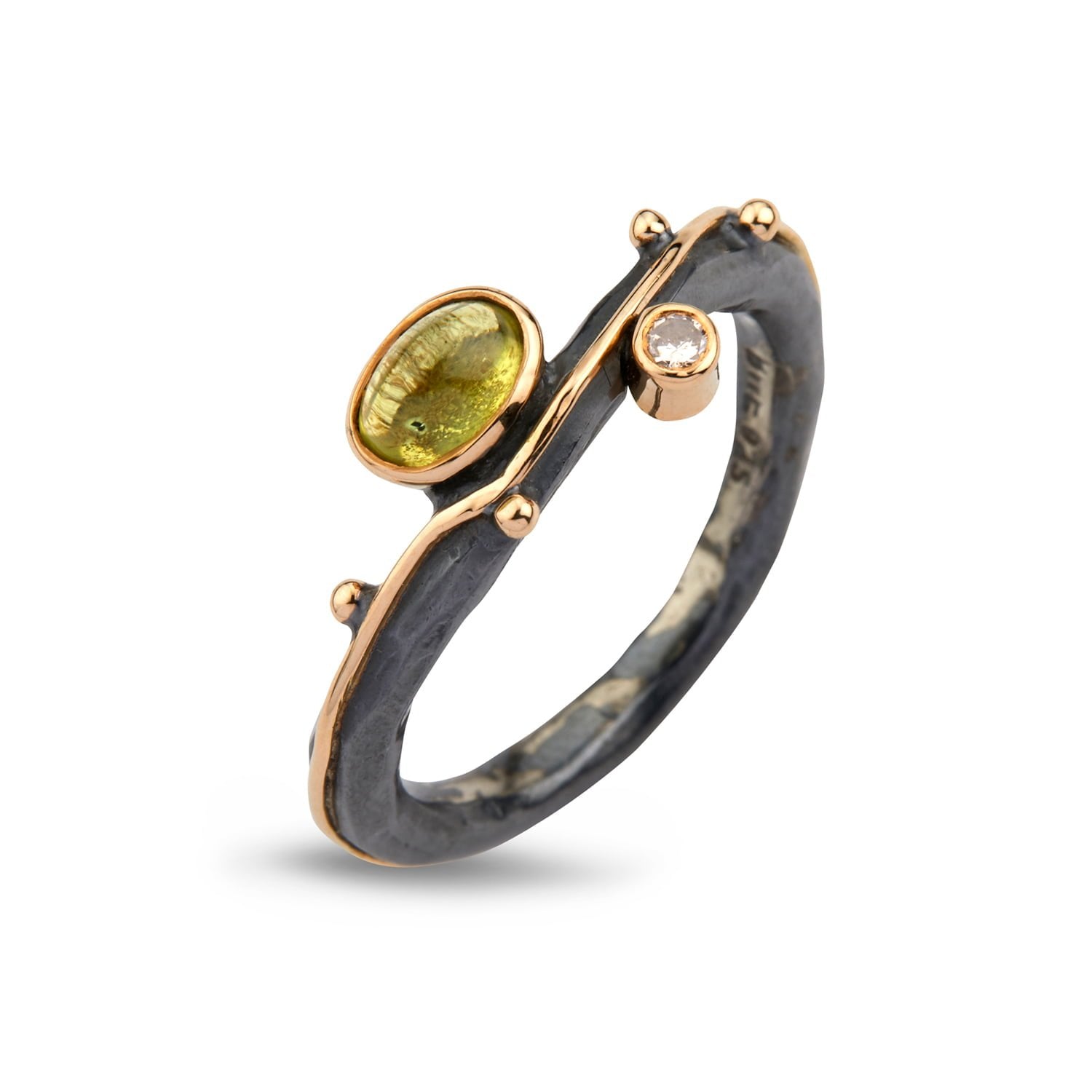Ring Louise Peridot, fra ByBirdie