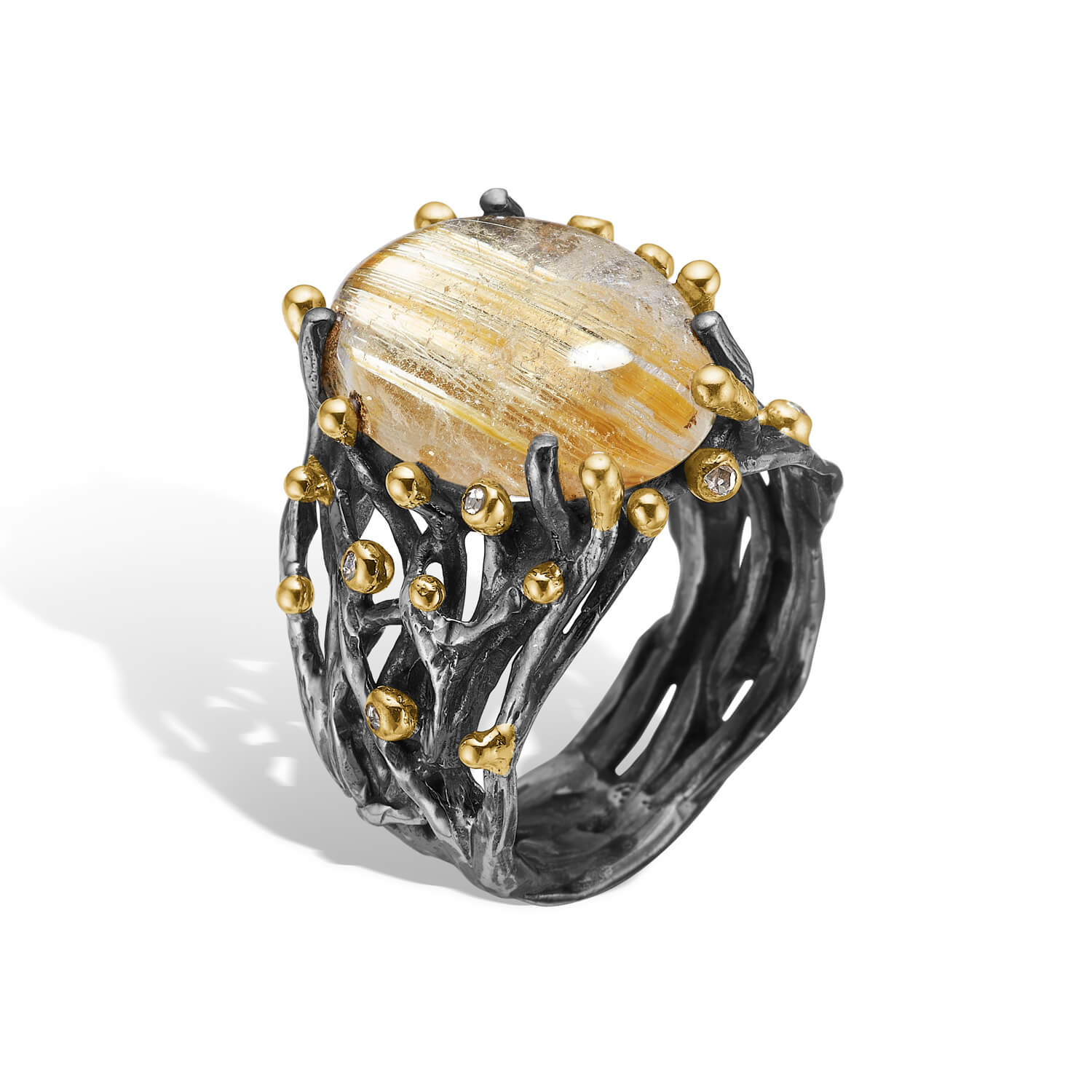 Ring Ponte Rutile Qtz, fra ByBirdie