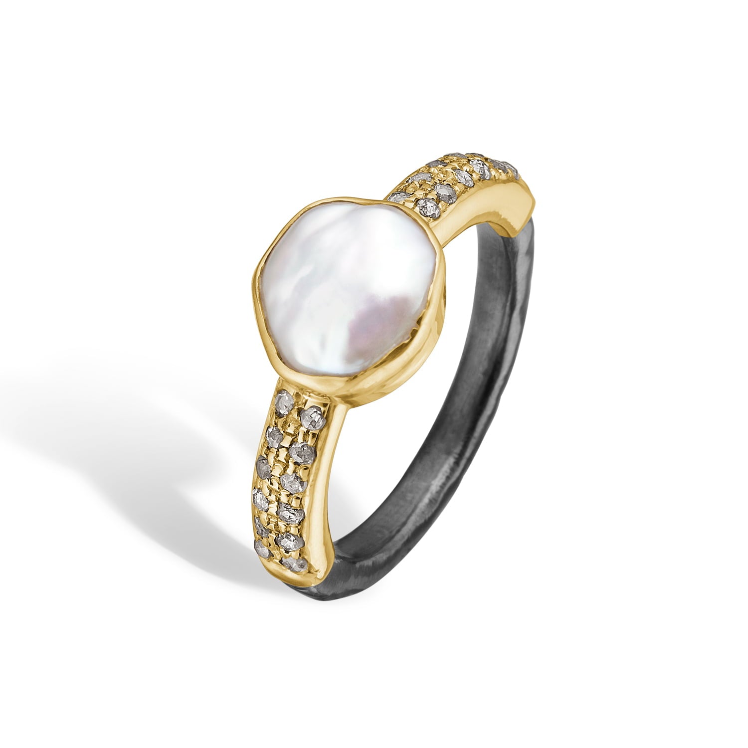 Ring Victoria Keshi Pavé, fra ByBirdie