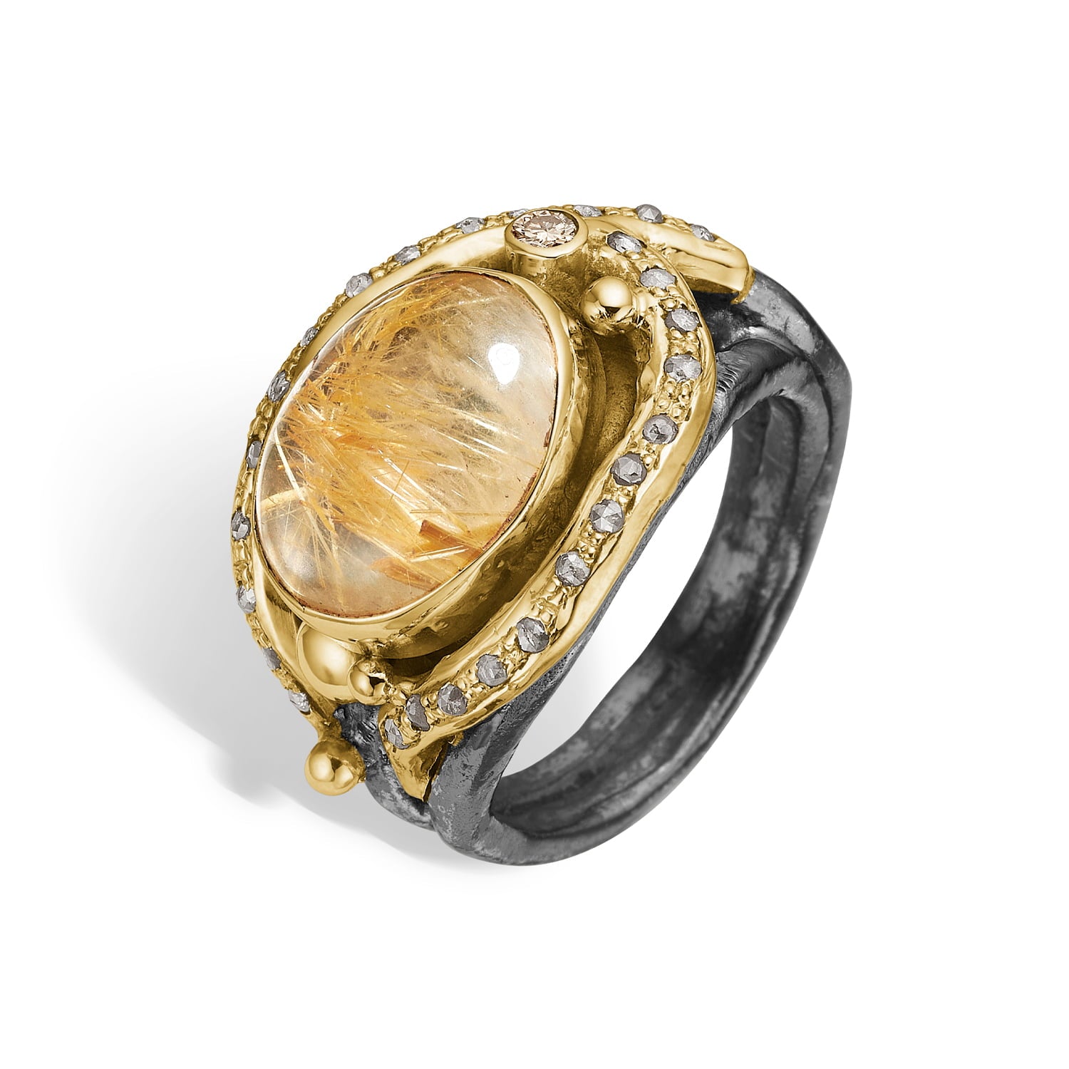 Ring Kensho Rutile Quartz, fra ByBirdie
