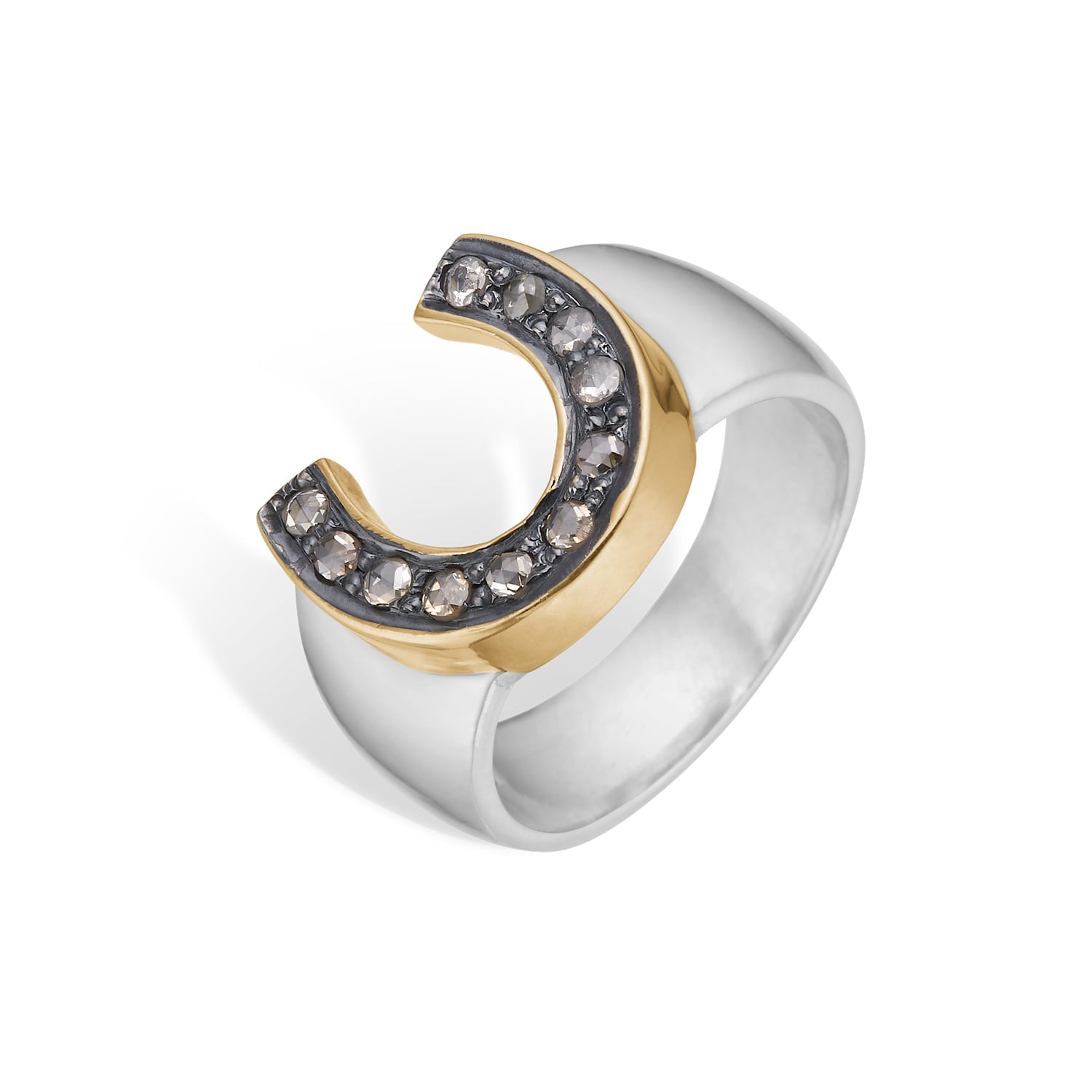 Arch Pavé Ring, fra ByBirdie