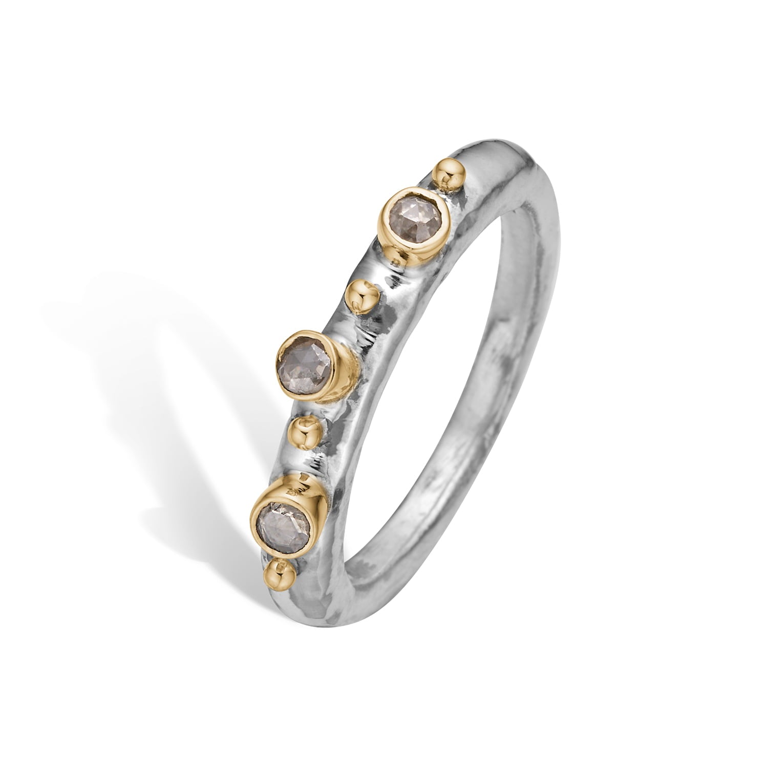 Sarah-3 Silver Ring, fra ByBirdie