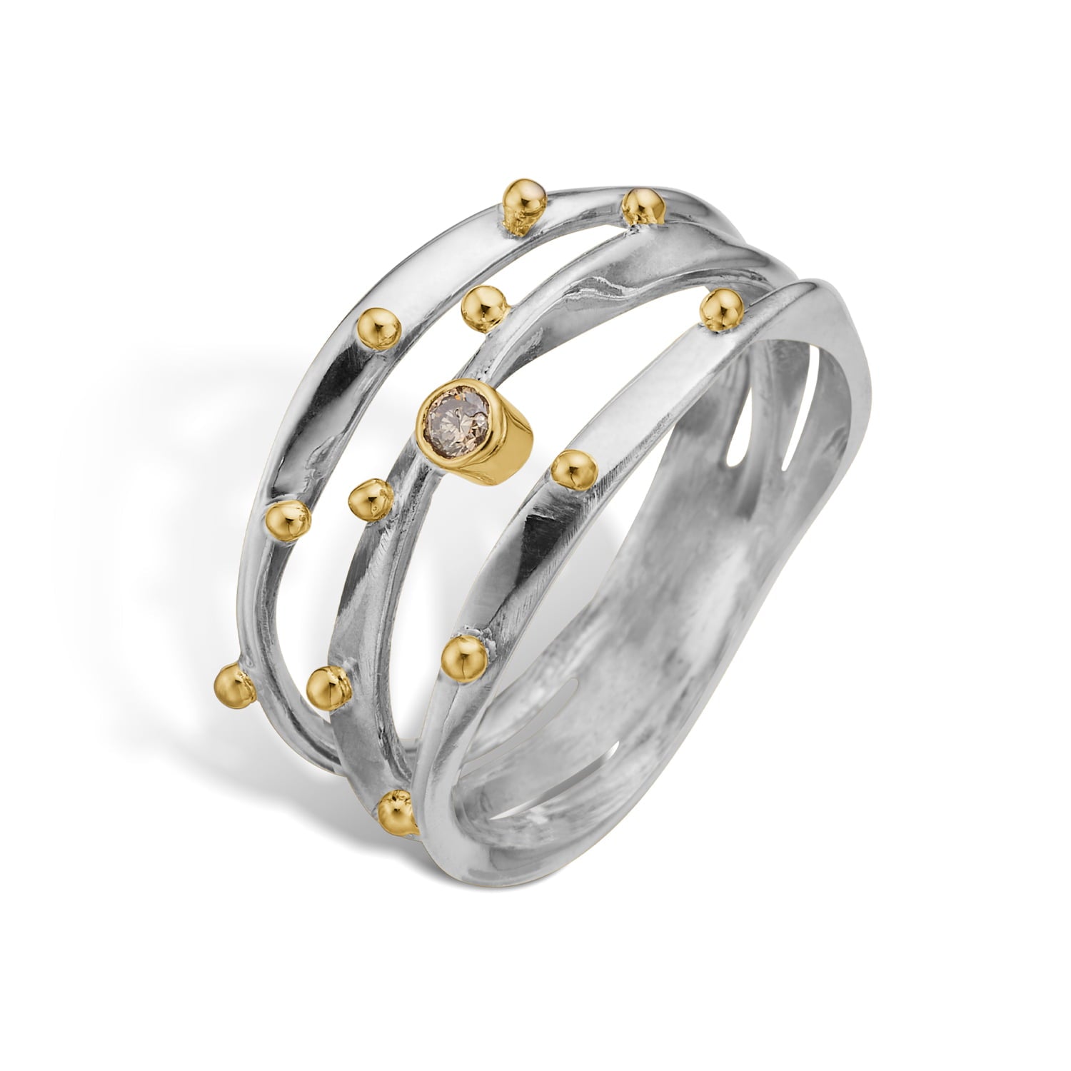Lotus Trio Ring, fra ByBirdie