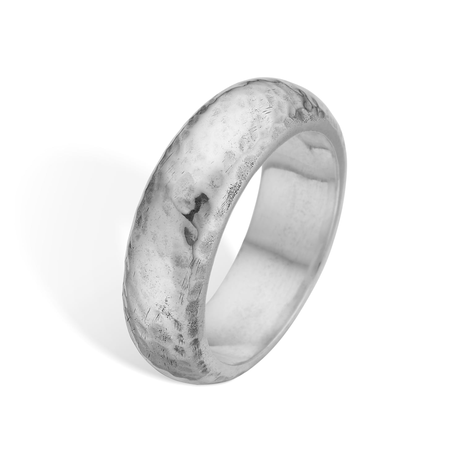 Elon Hammered Ring, fra ByBirdie