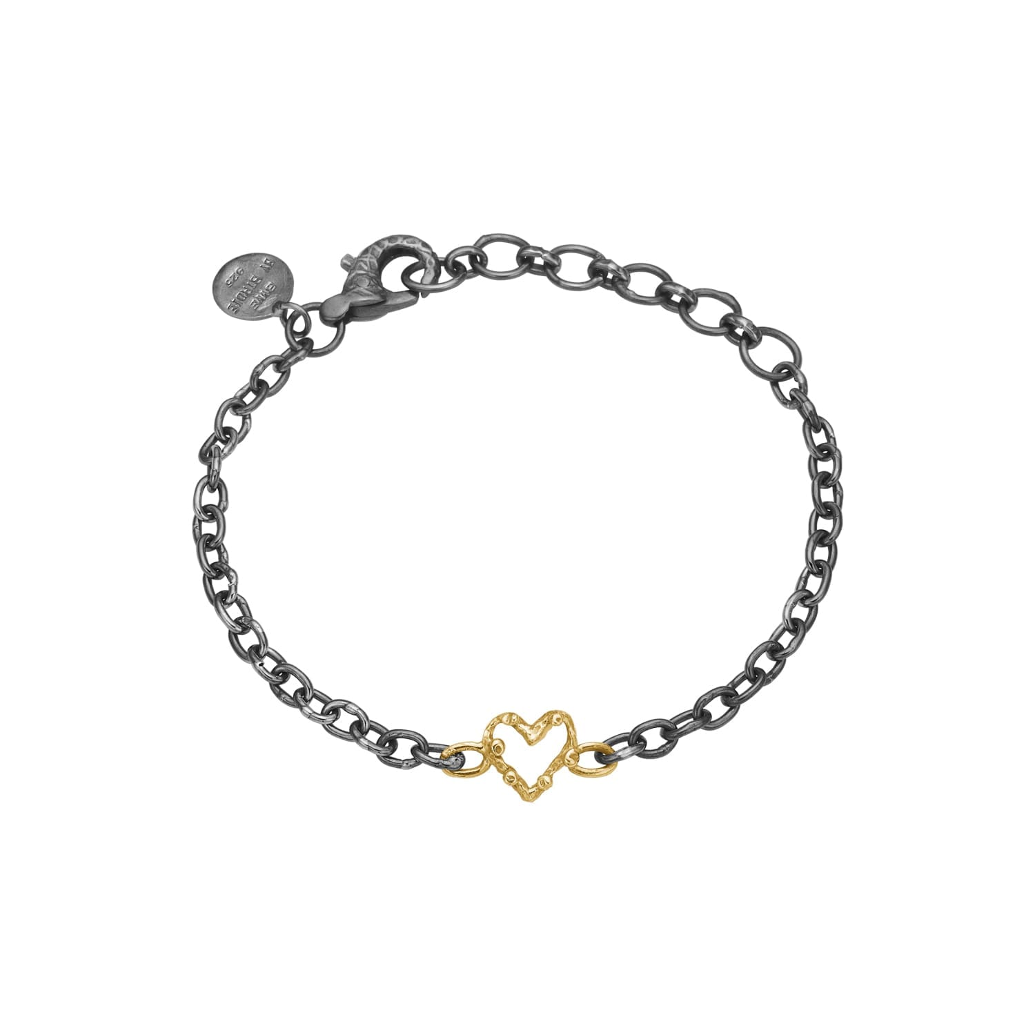 Zenith Heart Pavé Armbånd, fra ByBirdie