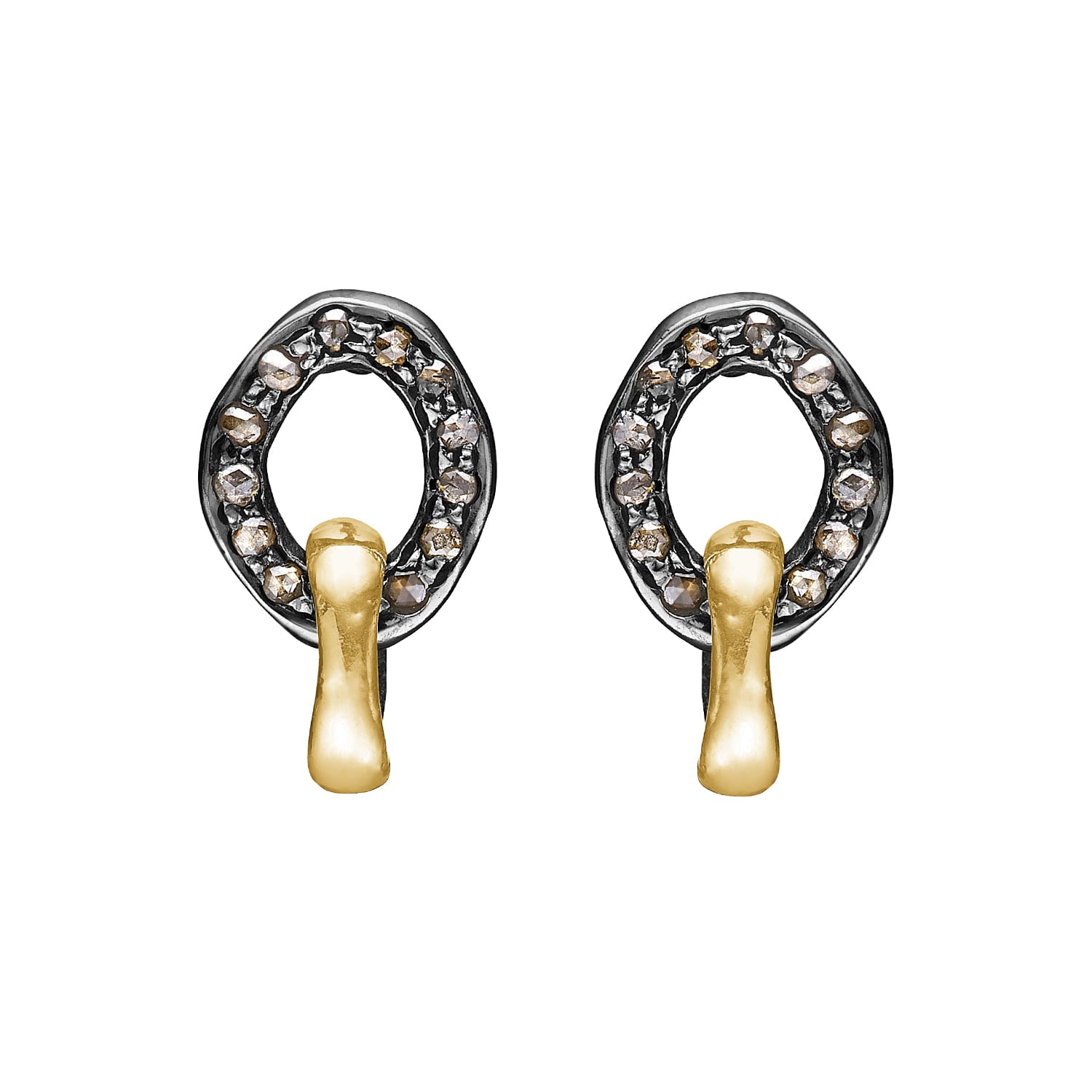 Onassis Duo Golden Ørestikkere, fra ByBirdie