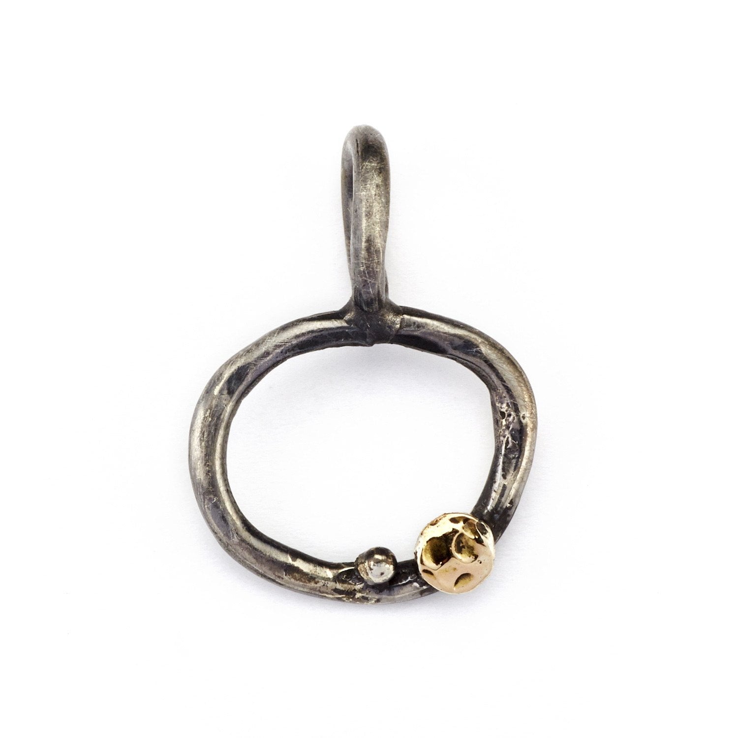 Comet Circle Vedhæng (S), i gold; silver, fra ByBirdie
