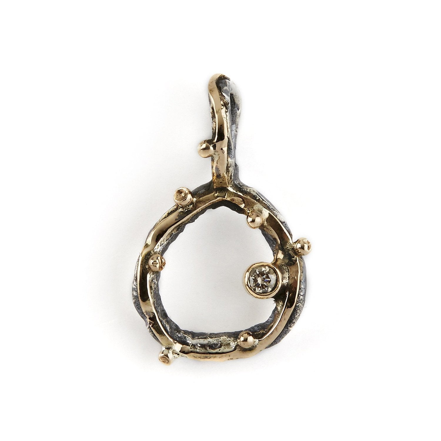 Zeus Vedhæng, i gold; sterling-silver, fra ByBirdie