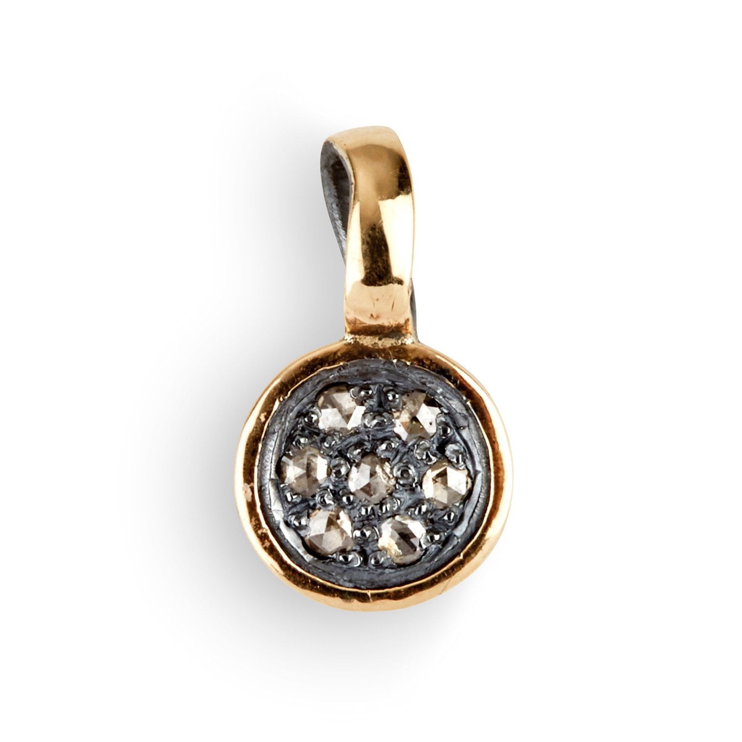 Topka Vedhæng (S), i gold; sterling-silver; diamond, fra ByBirdie