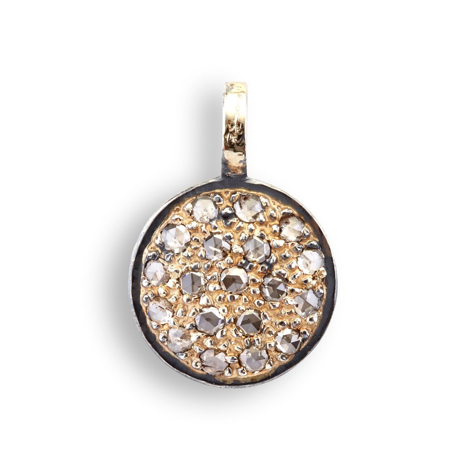 Sol Coin Large Vedhæng (L), i gold; sterling-silver, fra ByBirdie