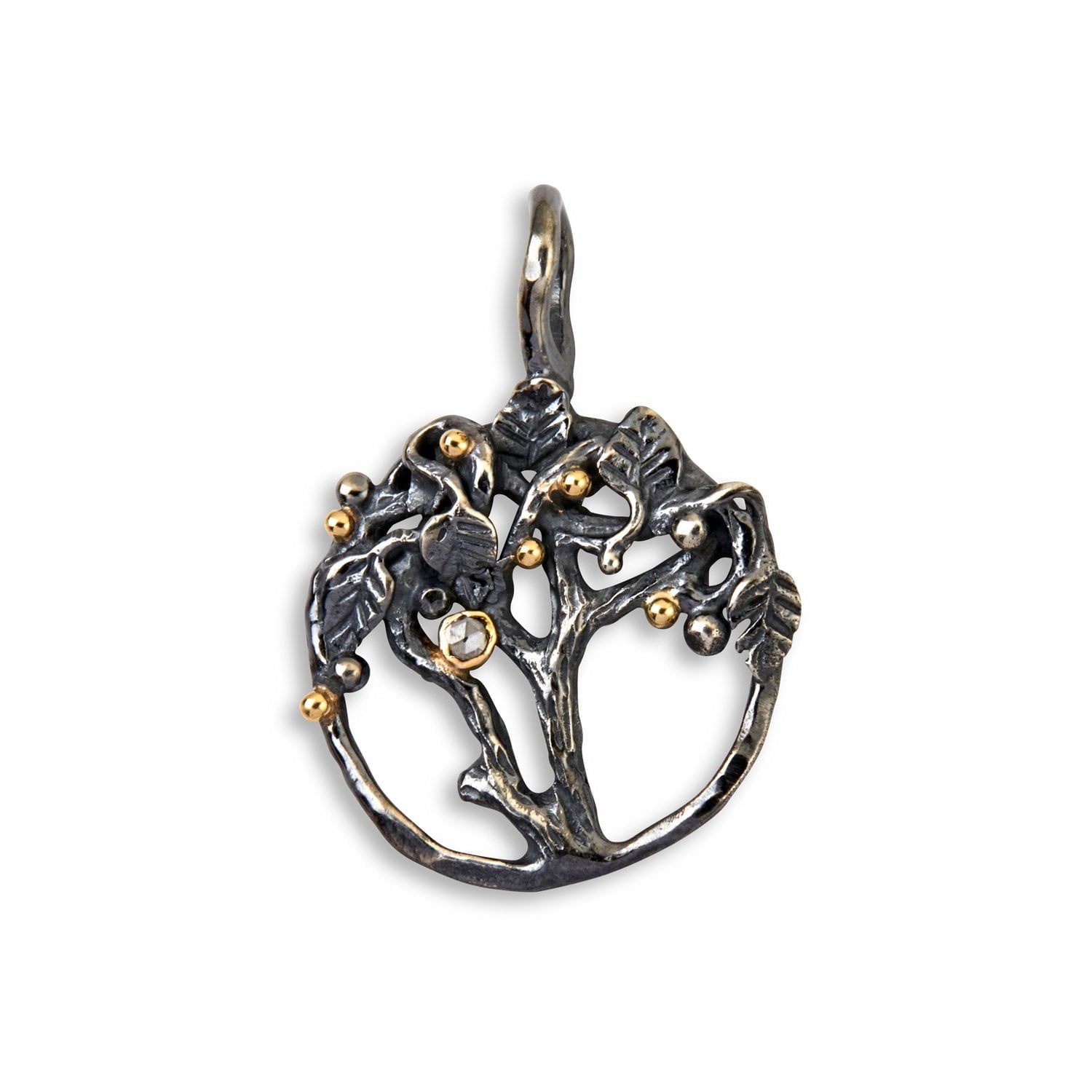 Tree of Life Vedhæng (S), i gold; sterling-silver, fra ByBirdie
