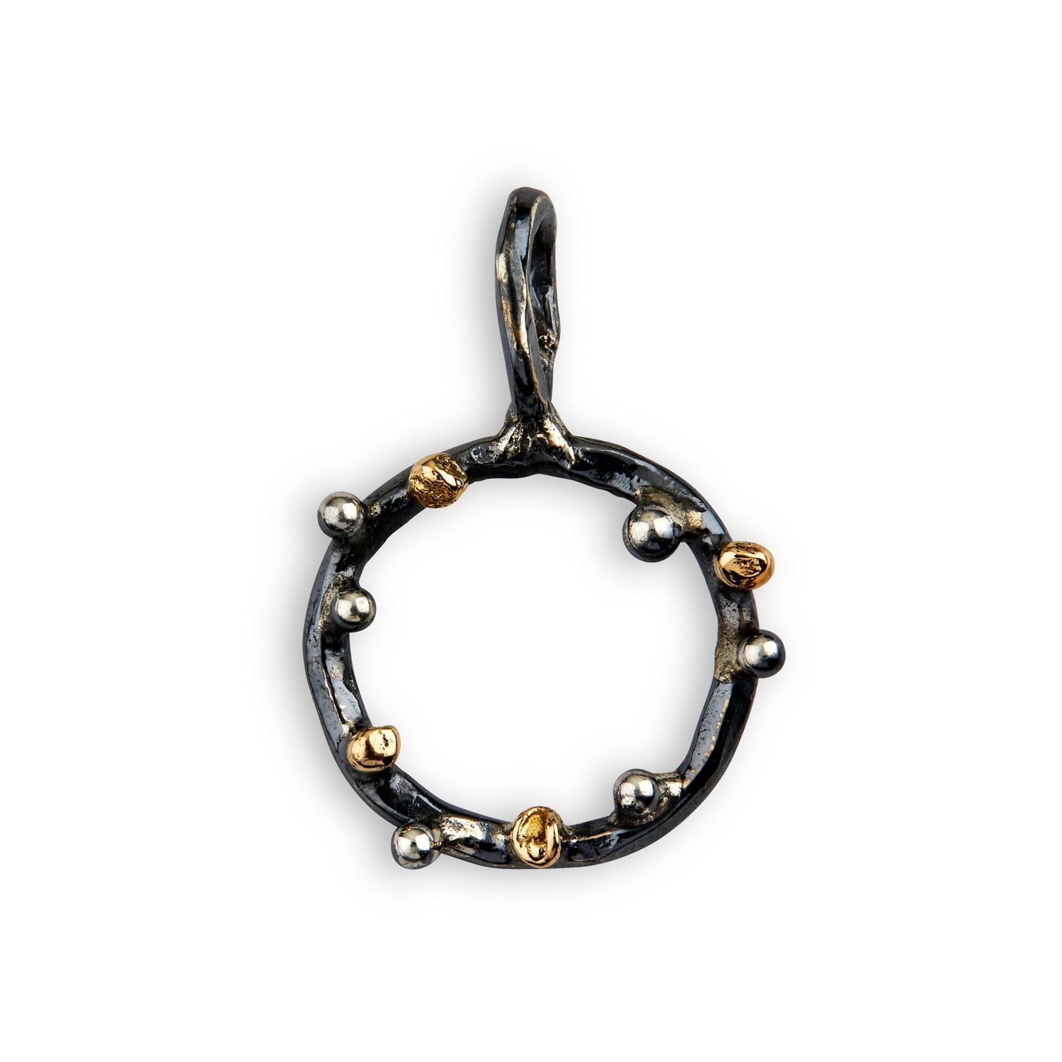 Buds Circle Vedhæng (S), i gold; silver, fra ByBirdie