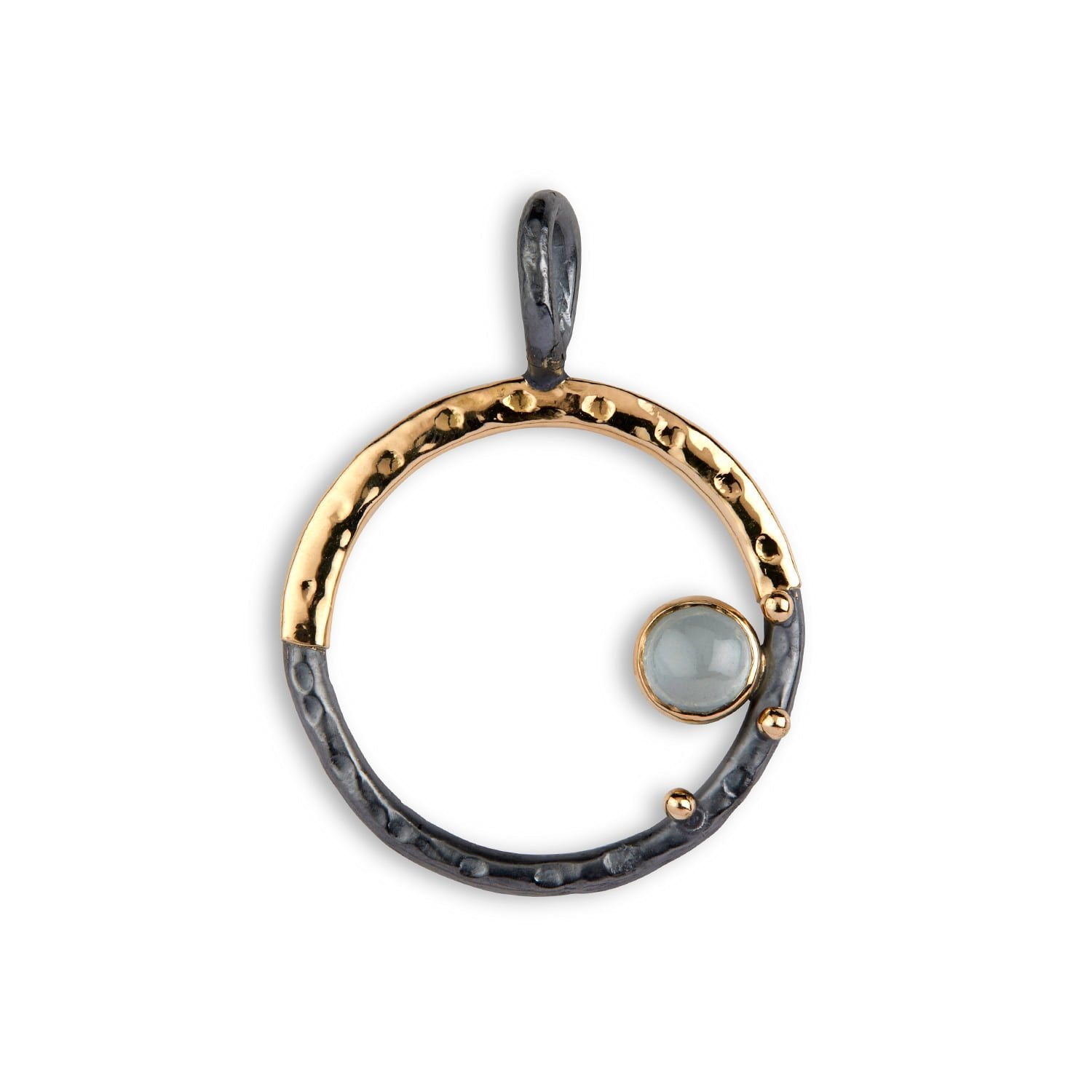 Victoria Aquamarine Vedhæng, i gold; sterling-silver, fra ByBirdie