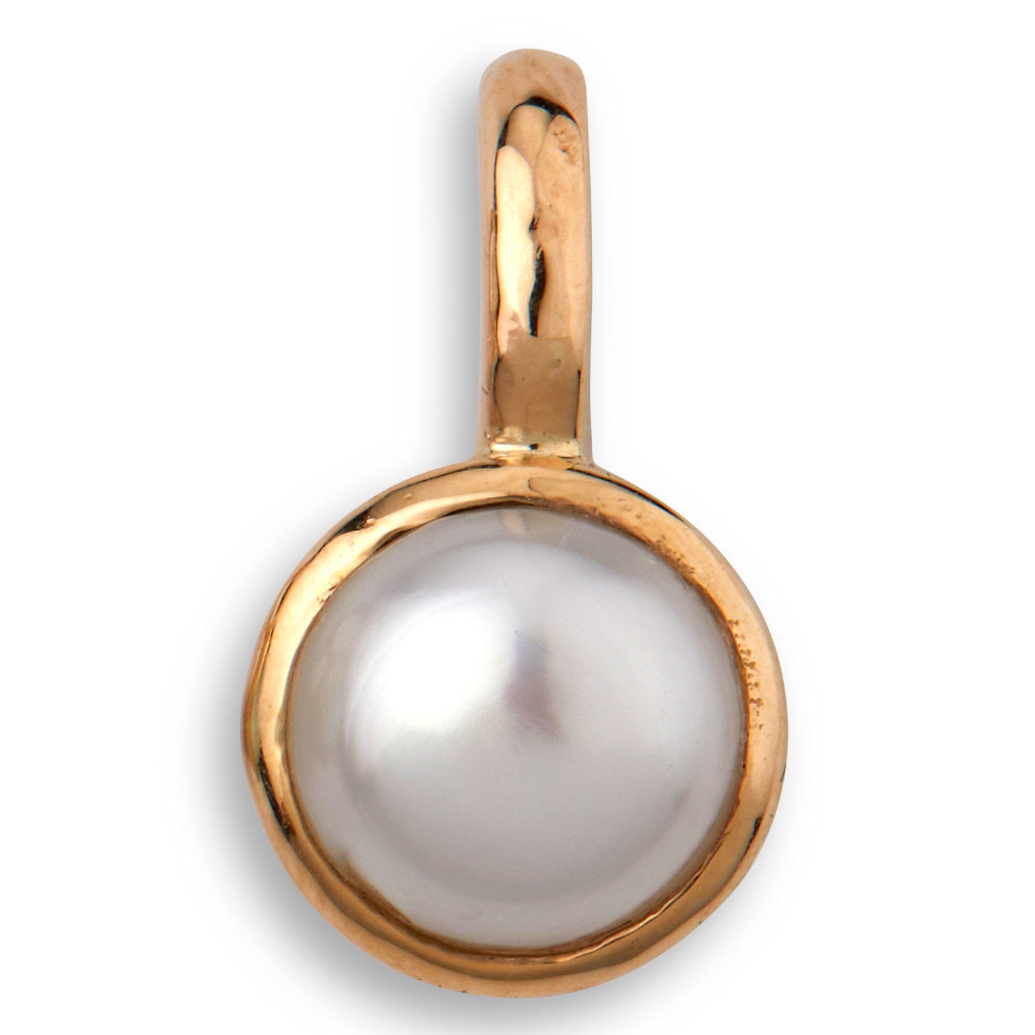 Victoria Cup Perle Vedhæng, i gold; sterling-silver, fra ByBirdie