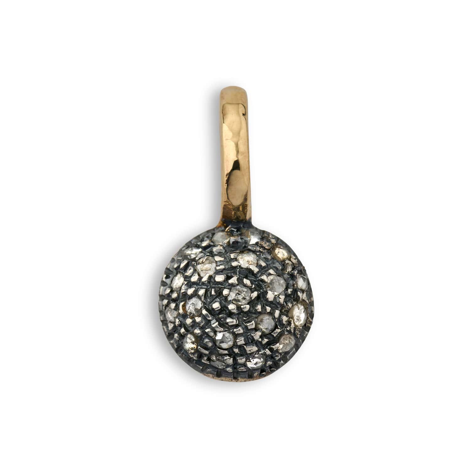 Victoria Rose Pave Vedhæng, i sterling-silver; gold, fra ByBirdie
