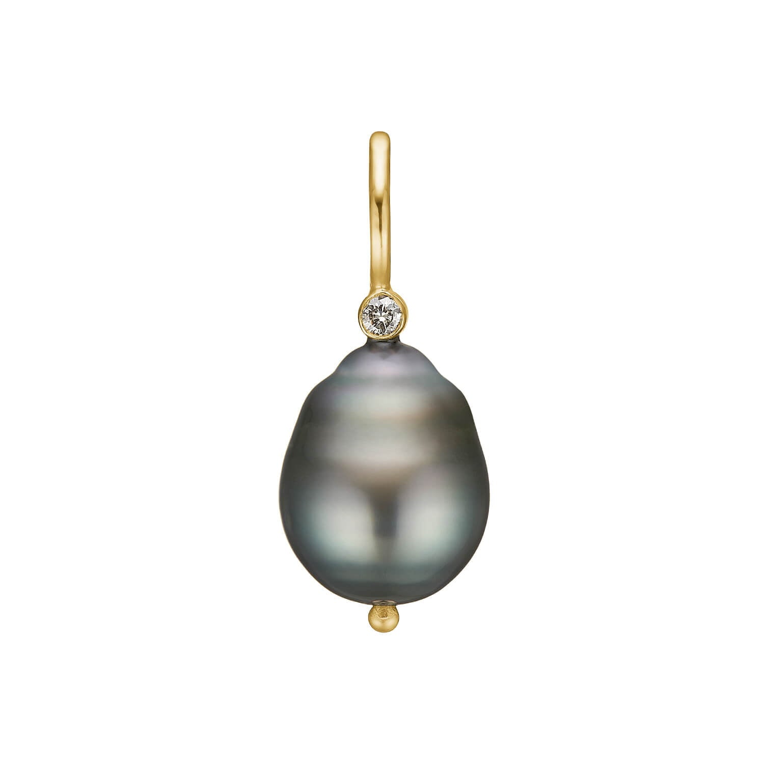Nobility Tahiti Perle Vedhæng, i gold; diamond, til unisex; female, fra ByBirdie