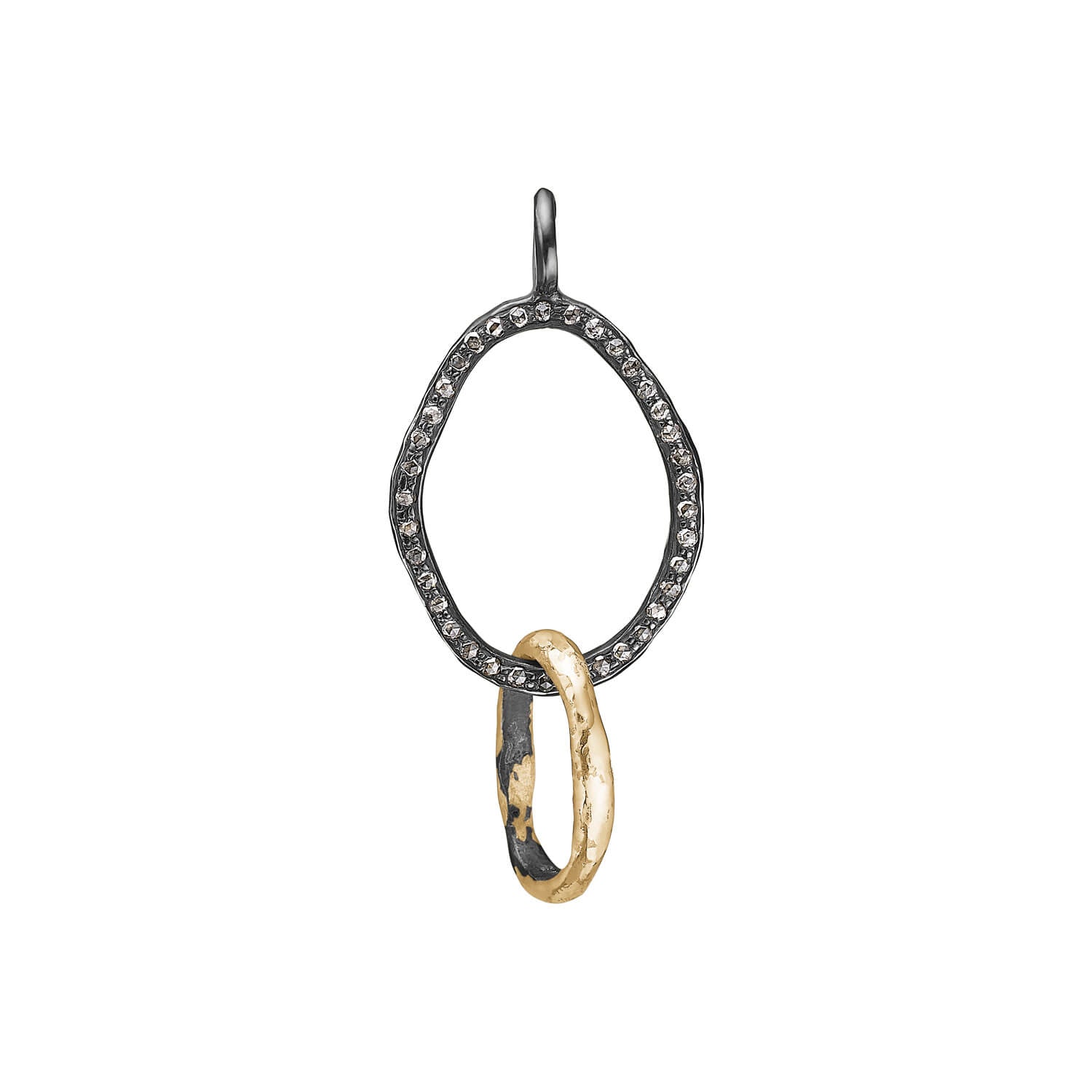 Onassis Duo Vedhæng, i gold; silver; diamond, til unisex; female, fra ByBirdie