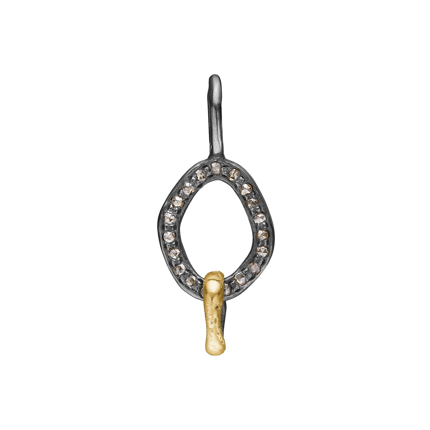 Onassis Duo Tiny Vedhæng, i sterling-silver; gold, til female, fra ByBirdie