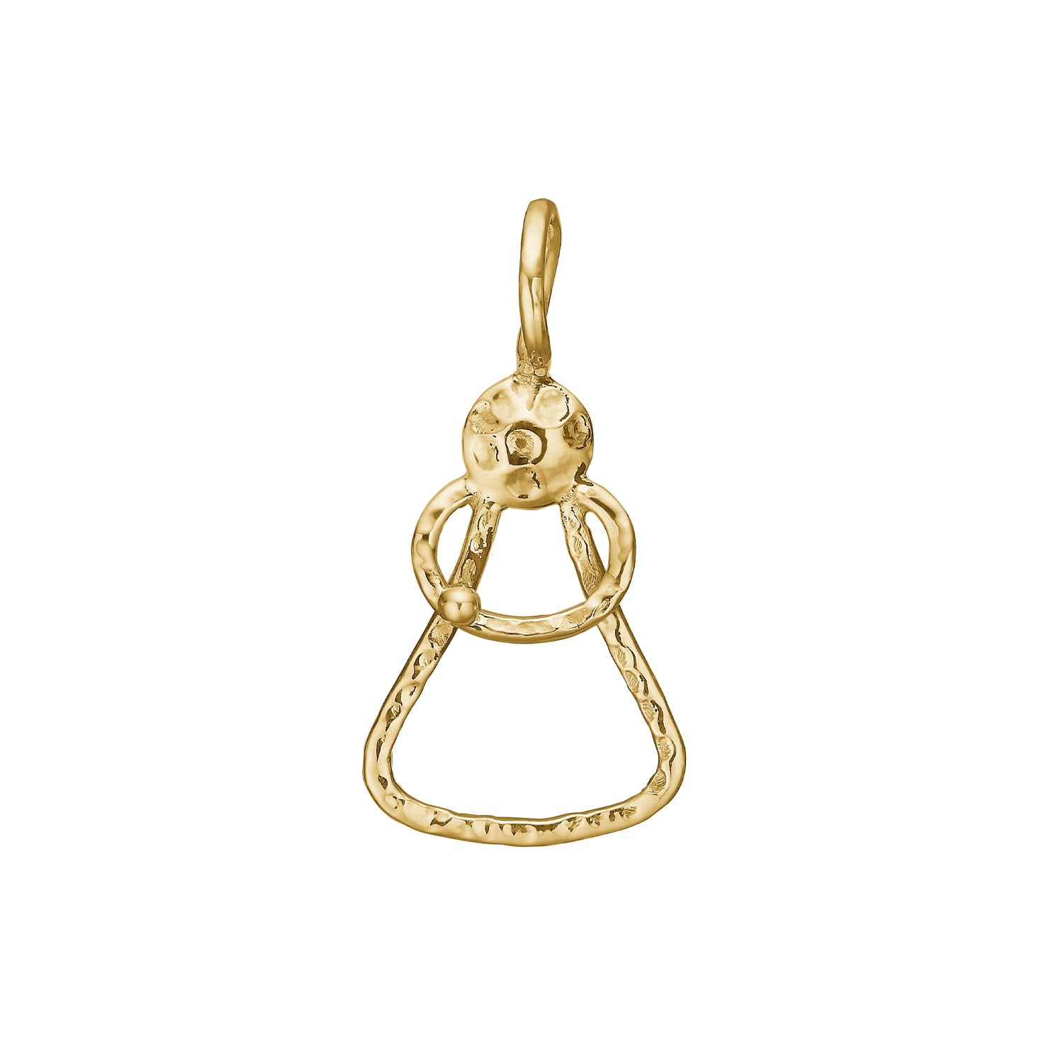 Invisible Angel Guld Vedhæng, i gold, til male; female; unisex, fra ByBirdie