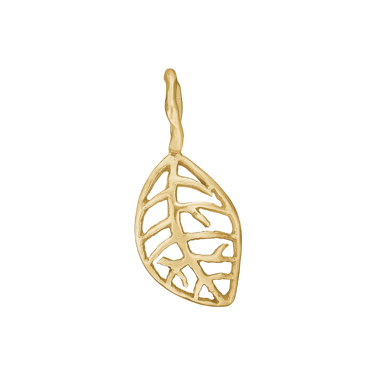 Beech Autumn 14k Vedhæng, i gold, til unisex; female, fra ByBirdie