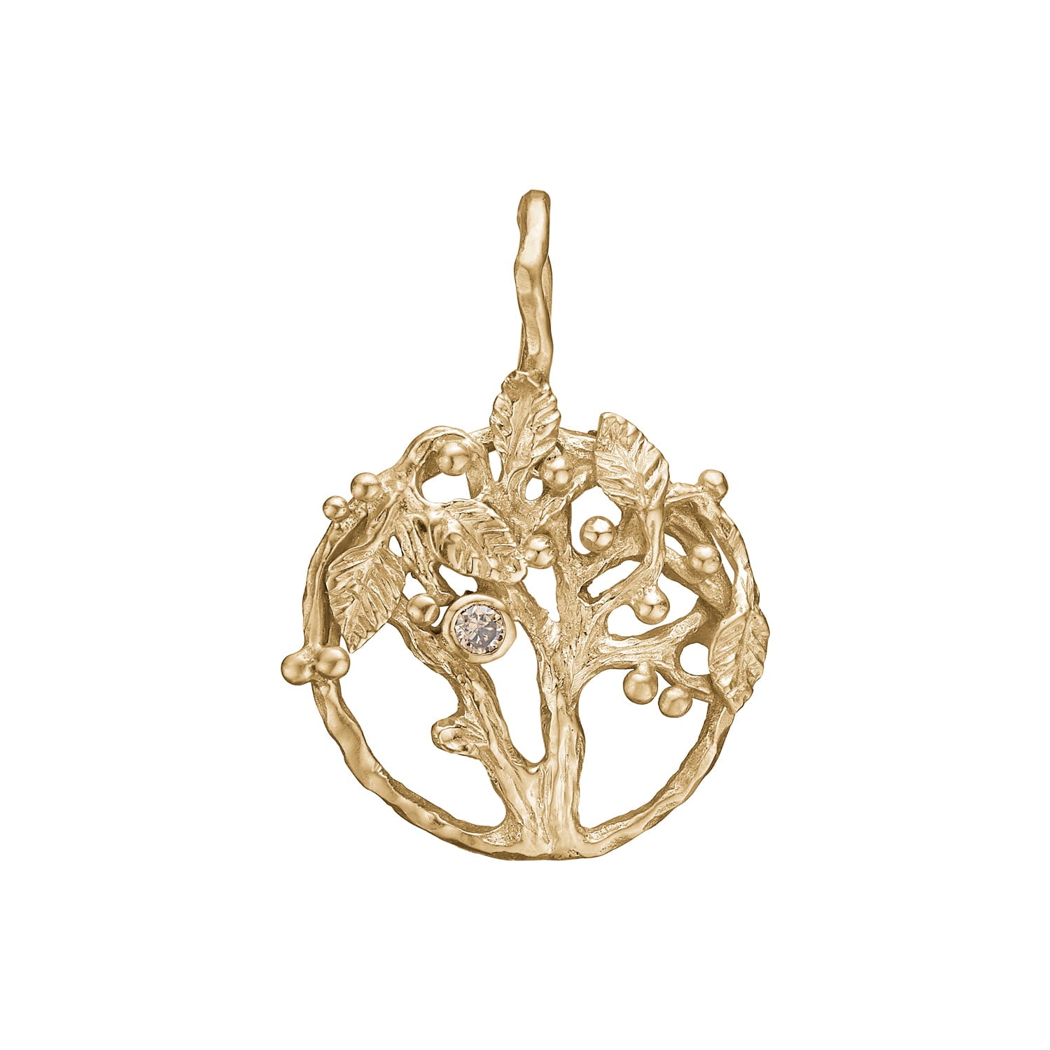 Tree of Life Guld Vedhæng, i gold; diamond, til female, fra ByBirdie