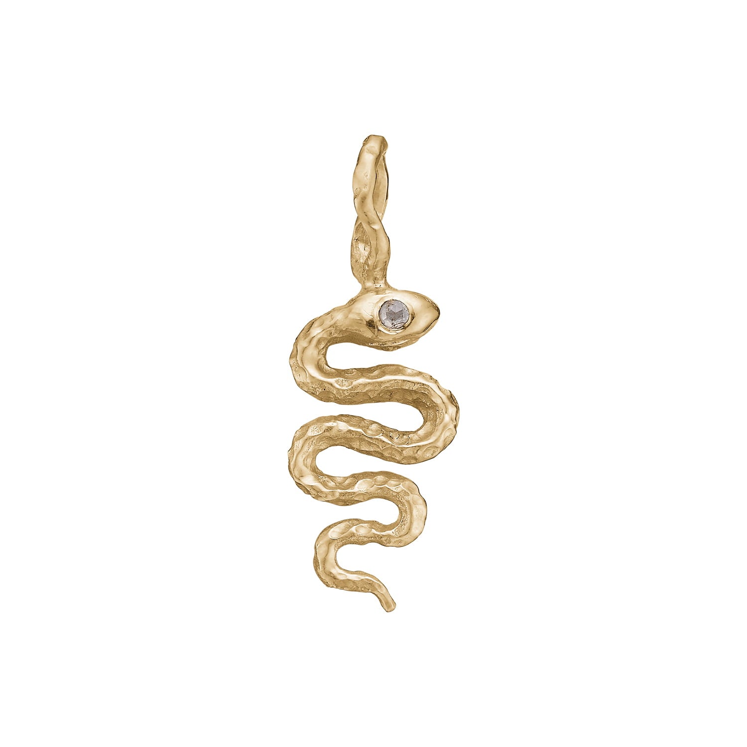 Serpent Vedhæng, i gold, til unisex; female; male, fra ByBirdie