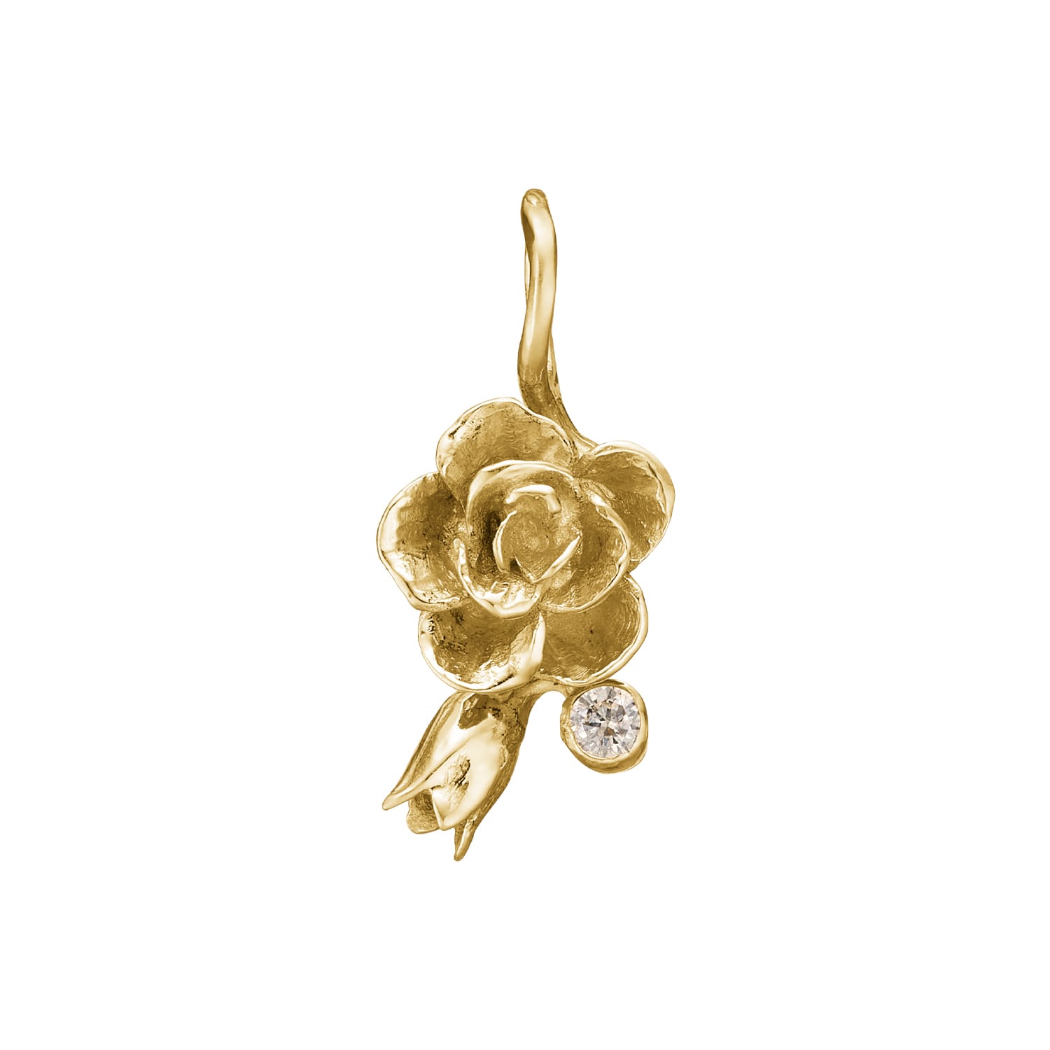 Zenith Aphrodite Rose Spring Vedhæng, i gold; diamond, til female, fra ByBirdie