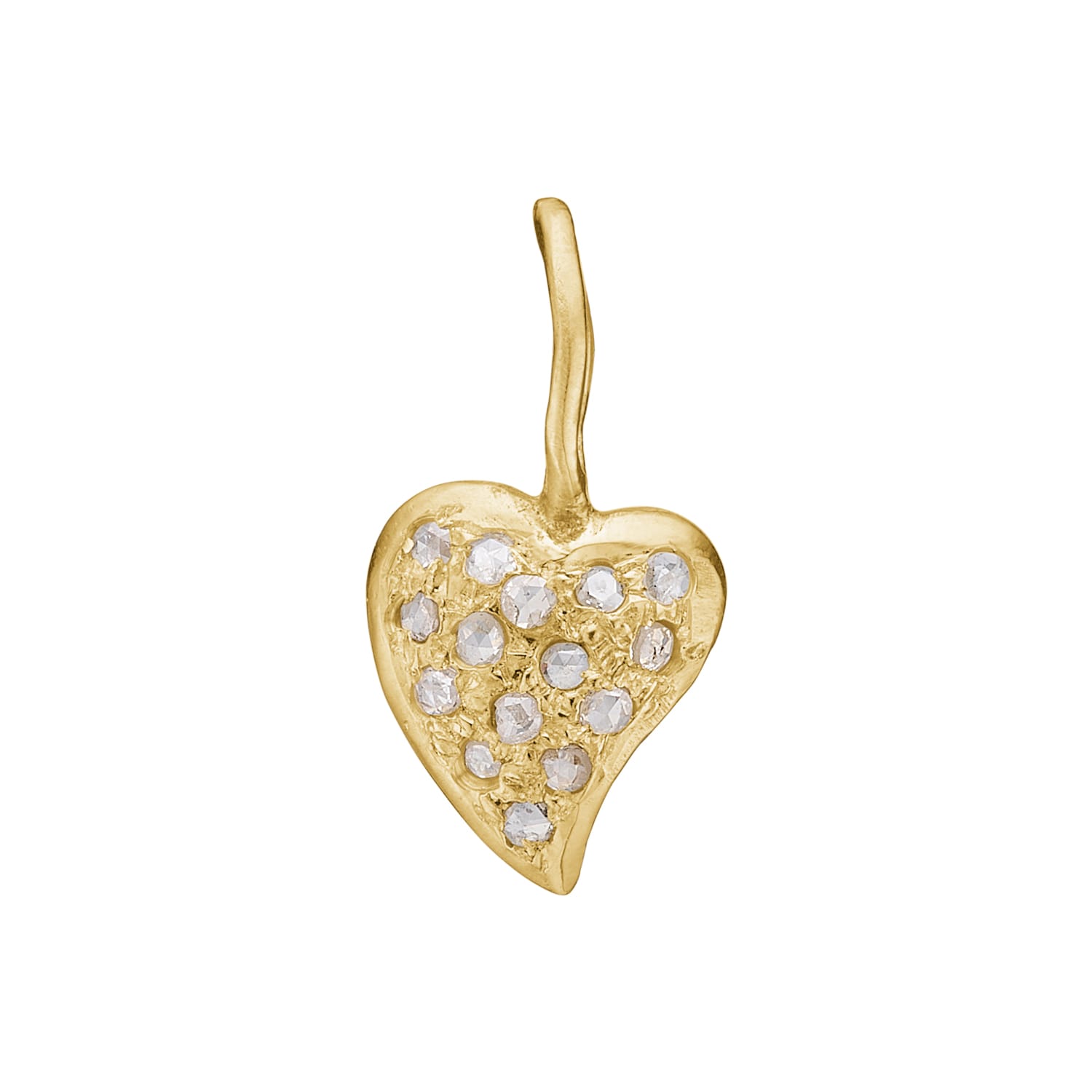 Zenith Heart Pavé S Vedhæng, til female, fra ByBirdie