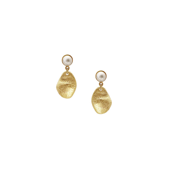 Heiring NORIA Earring small NO. 1- Goldplated – Smykke i sølv fra Heiring – Varenr. 53-3-51FG