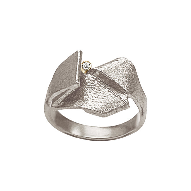 Heiring MILLE RING NO. 5 W. DIAMOND RHO., fra Heiring