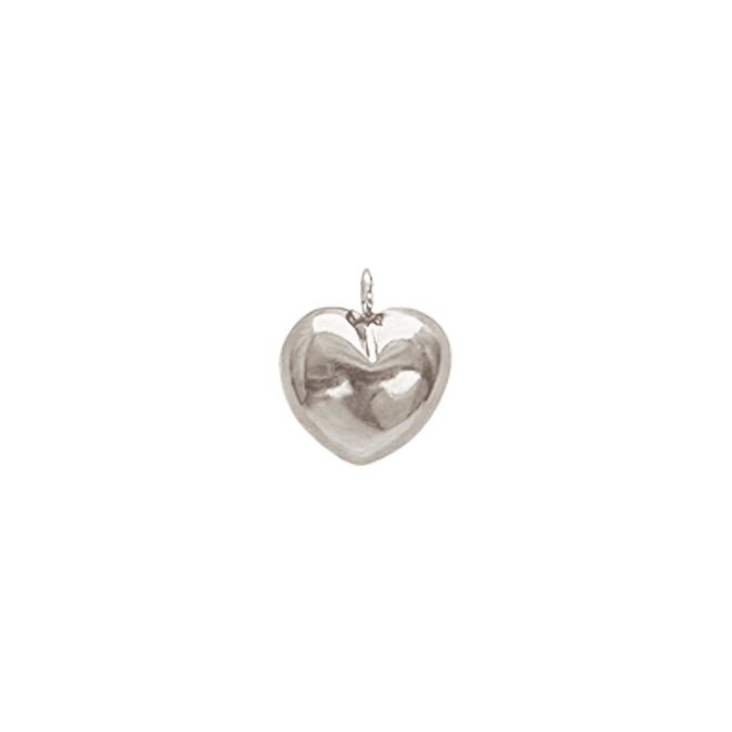 Heiring Heart medium massive for multisize bangle - Rhod. – Smykke i sølv fra Heiring – Varenr. 53-3-84RH