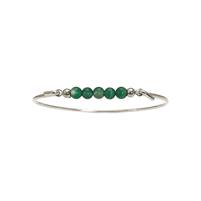 Heiring – Armring M. Grøn Agat, fra Heiring