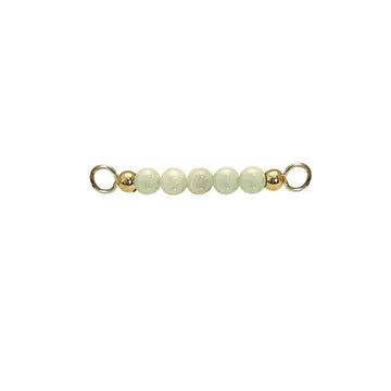 Heiring Burma Jade Top til Armring i forgyldt sølv – armring i forgyldt 925 sterlingsølv fra Heiring