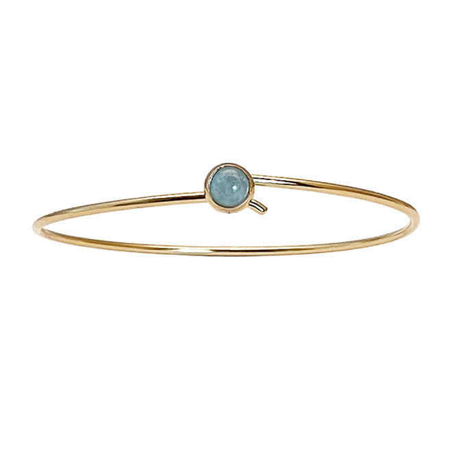 Heiring Koulè Armring M. Akvamarin, fra Heiring