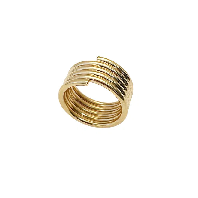 Heiring ROW Ring 2mm thread - Goldplated, fra Heiring