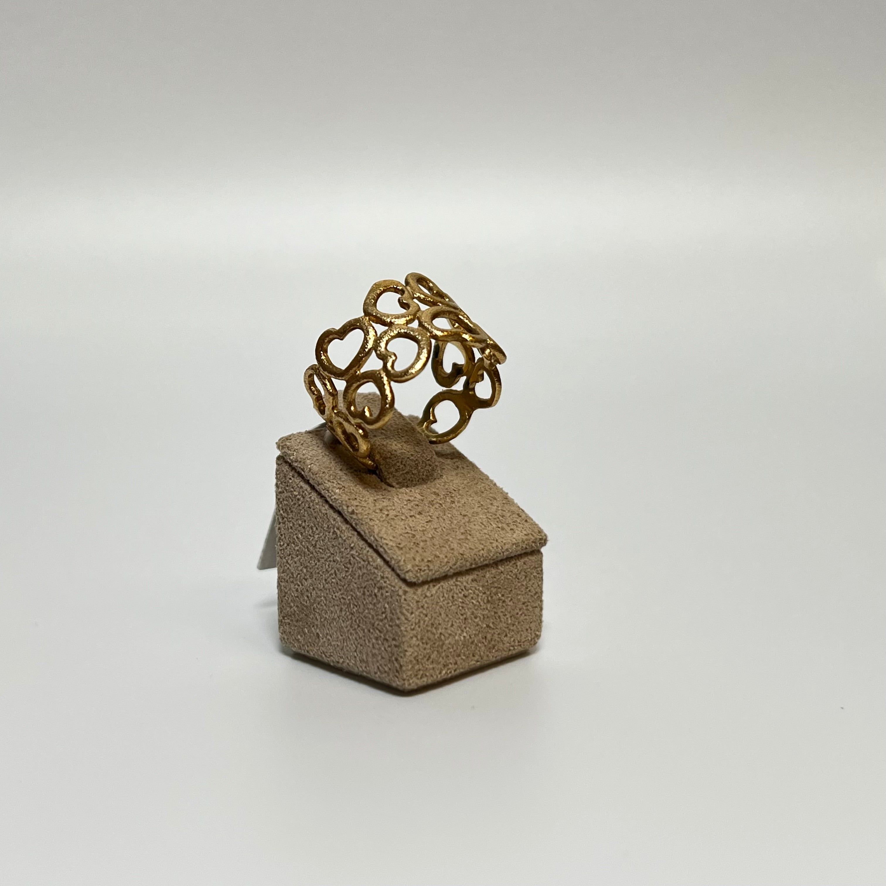 Lene Visholm Hjerte Ring 14kt - str 56