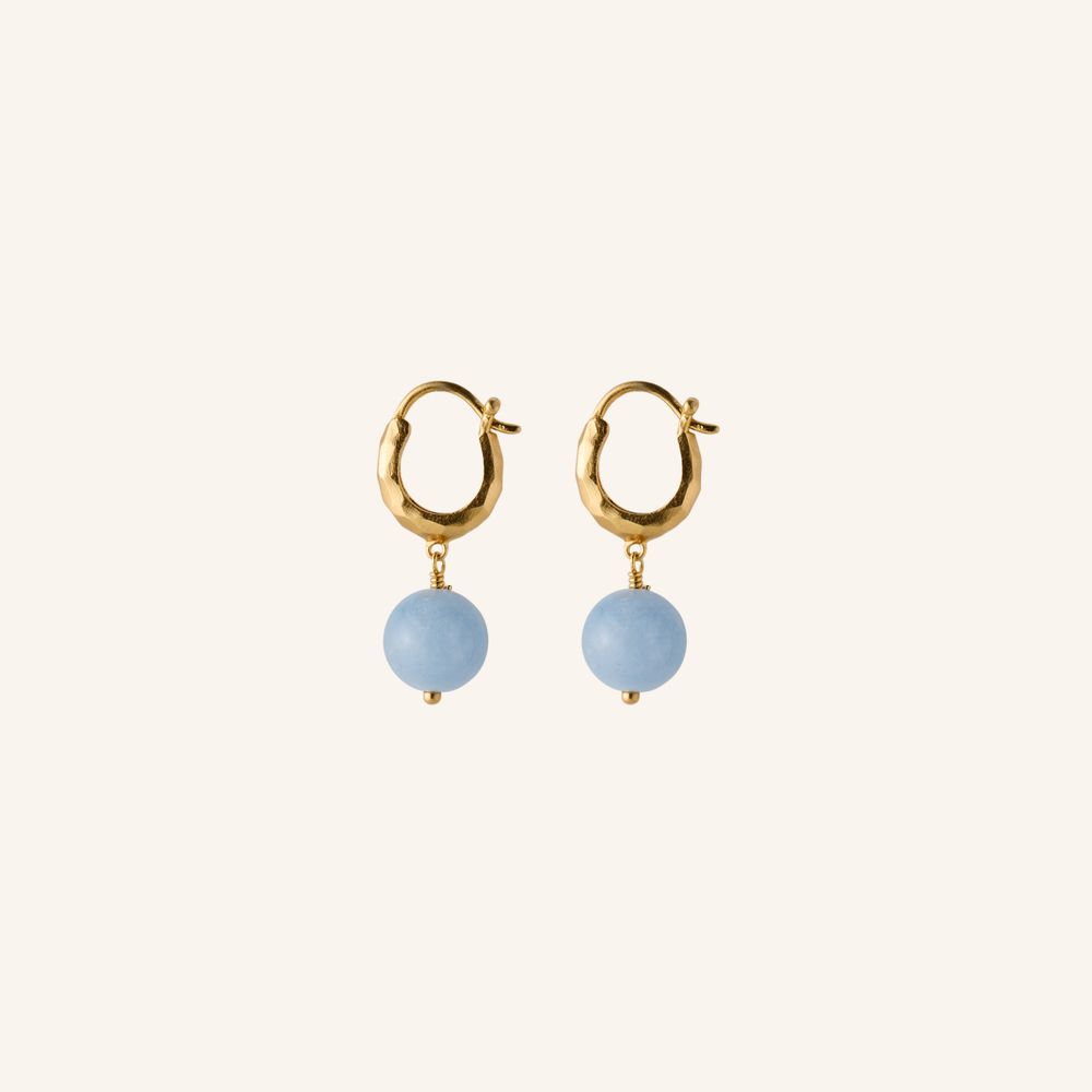 Pernille Corydon - Blue Sky Earrings - GP, fra Pernille Corydon