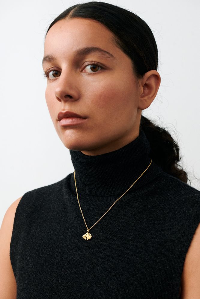 Pernille Corydon Autumn Leaf Necklace n-497-s